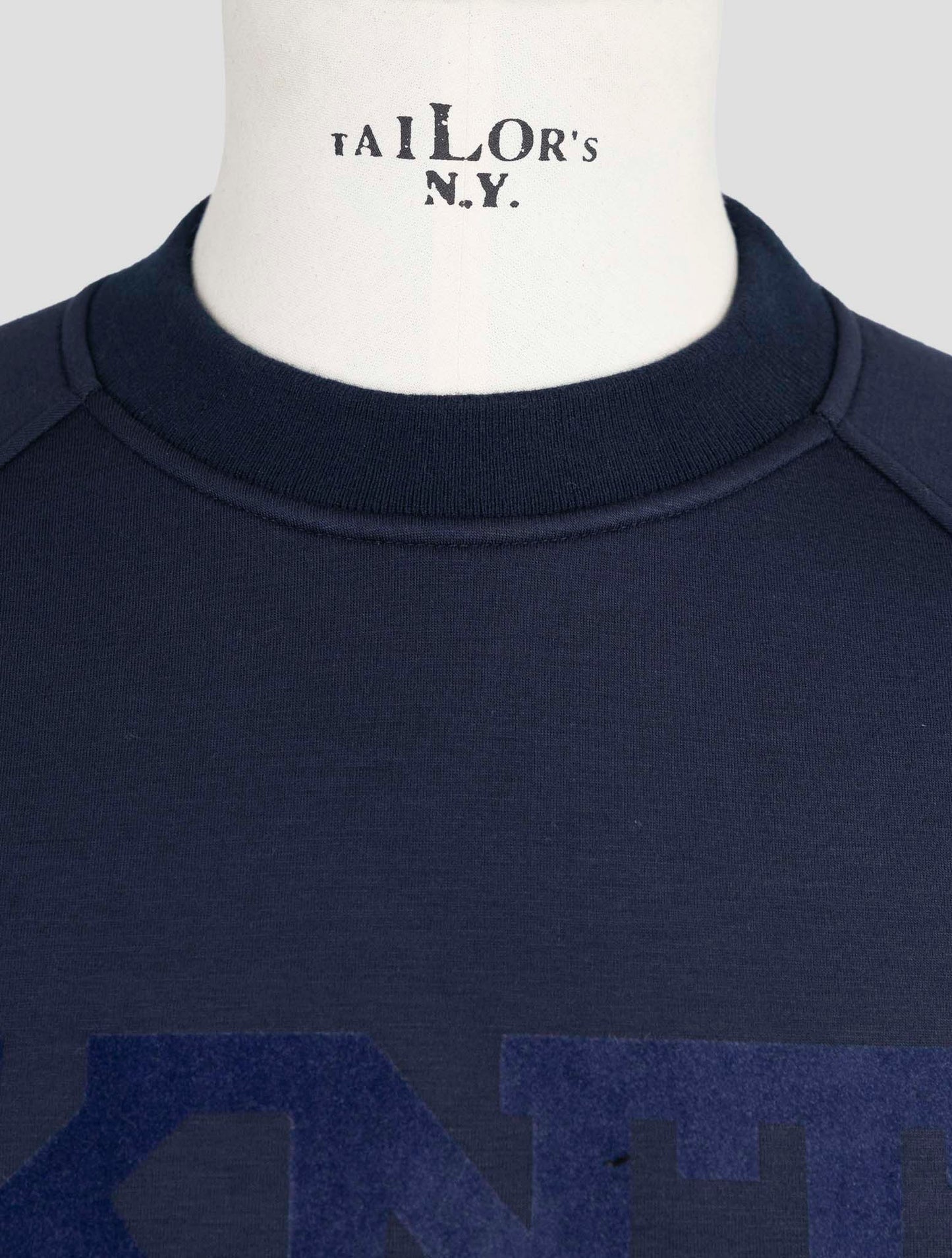 Kiton Knt Blue Viscose Ea Sweater Crewneck