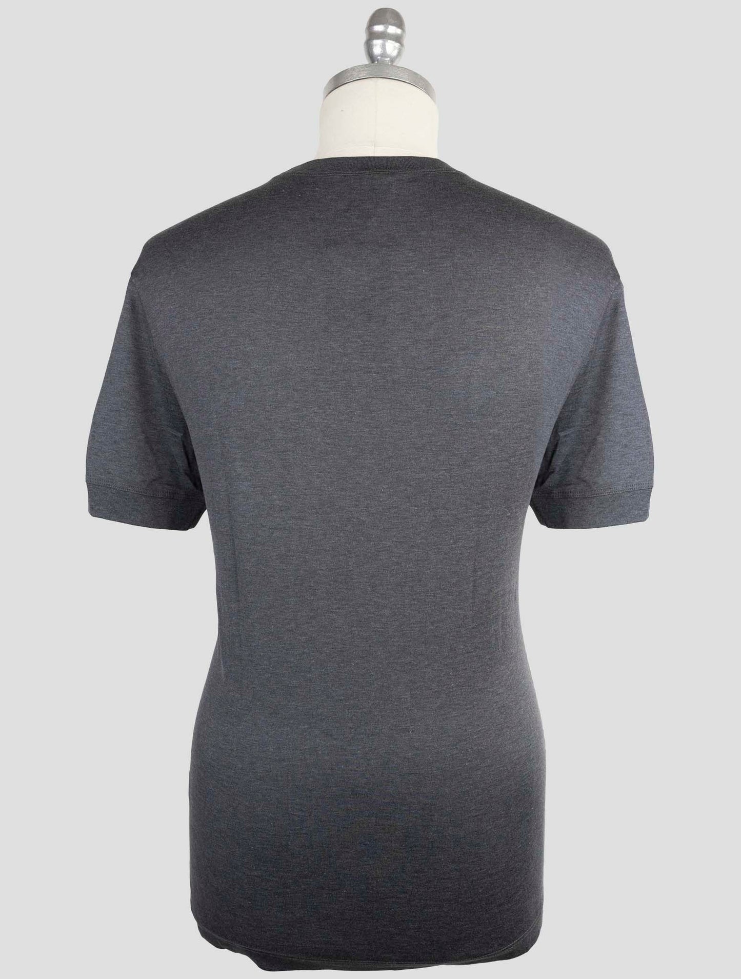 Kiton Knt Gray Cotton T-Shirt