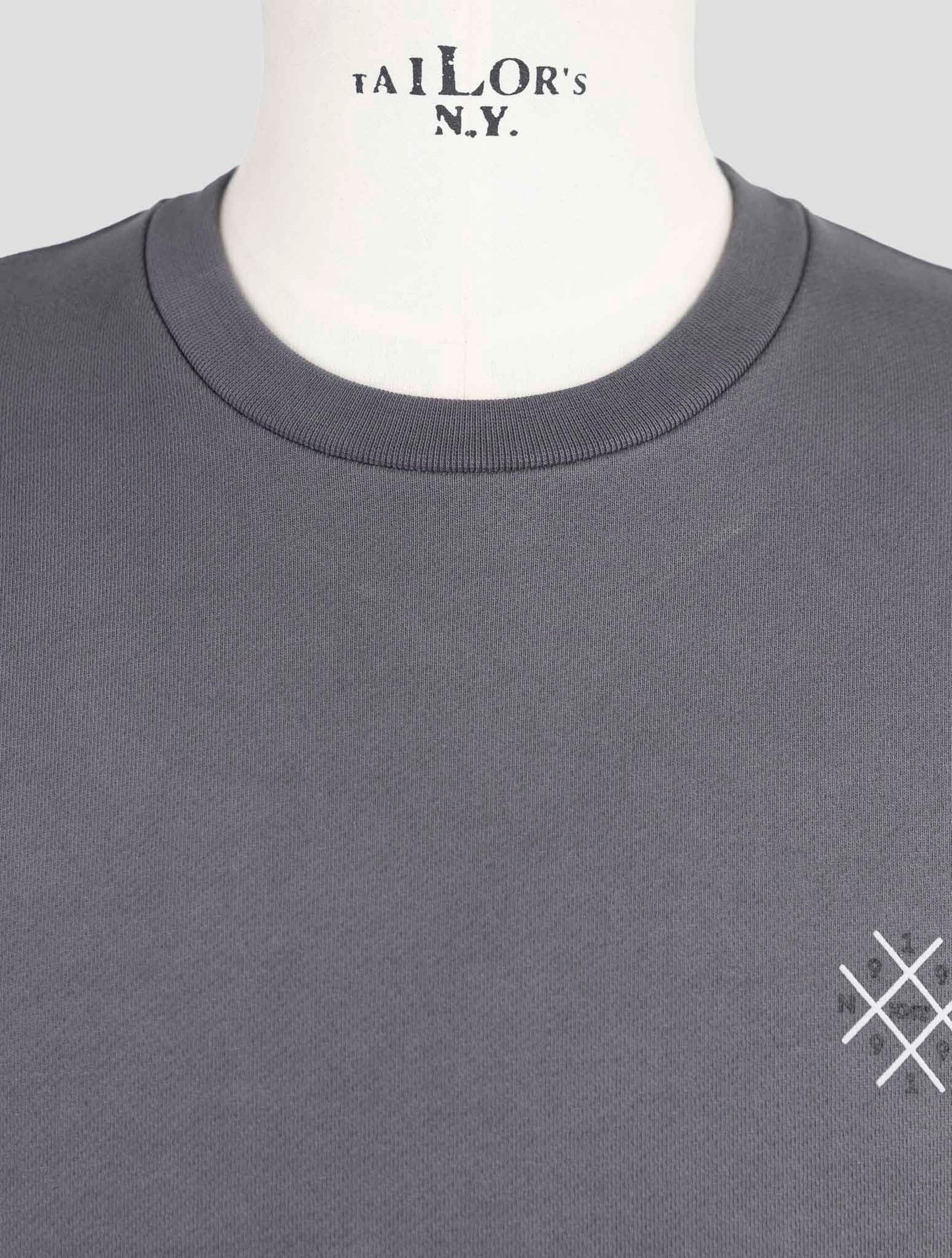 Kiton Knt Gray Cotton Sweater Crewneck