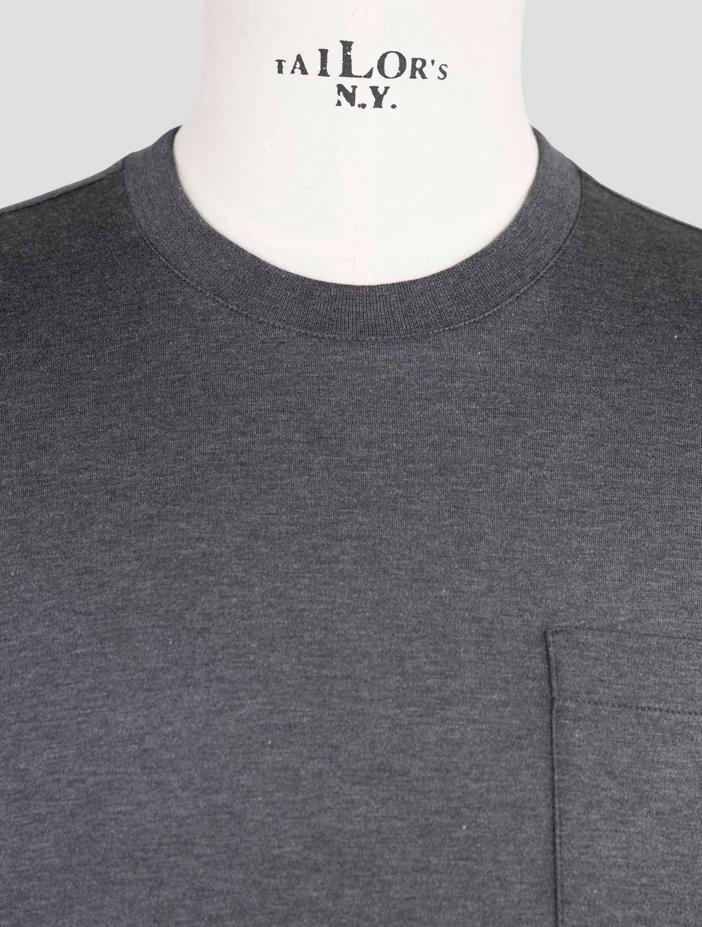 Kiton Knt Blue Cotton T-Shirt