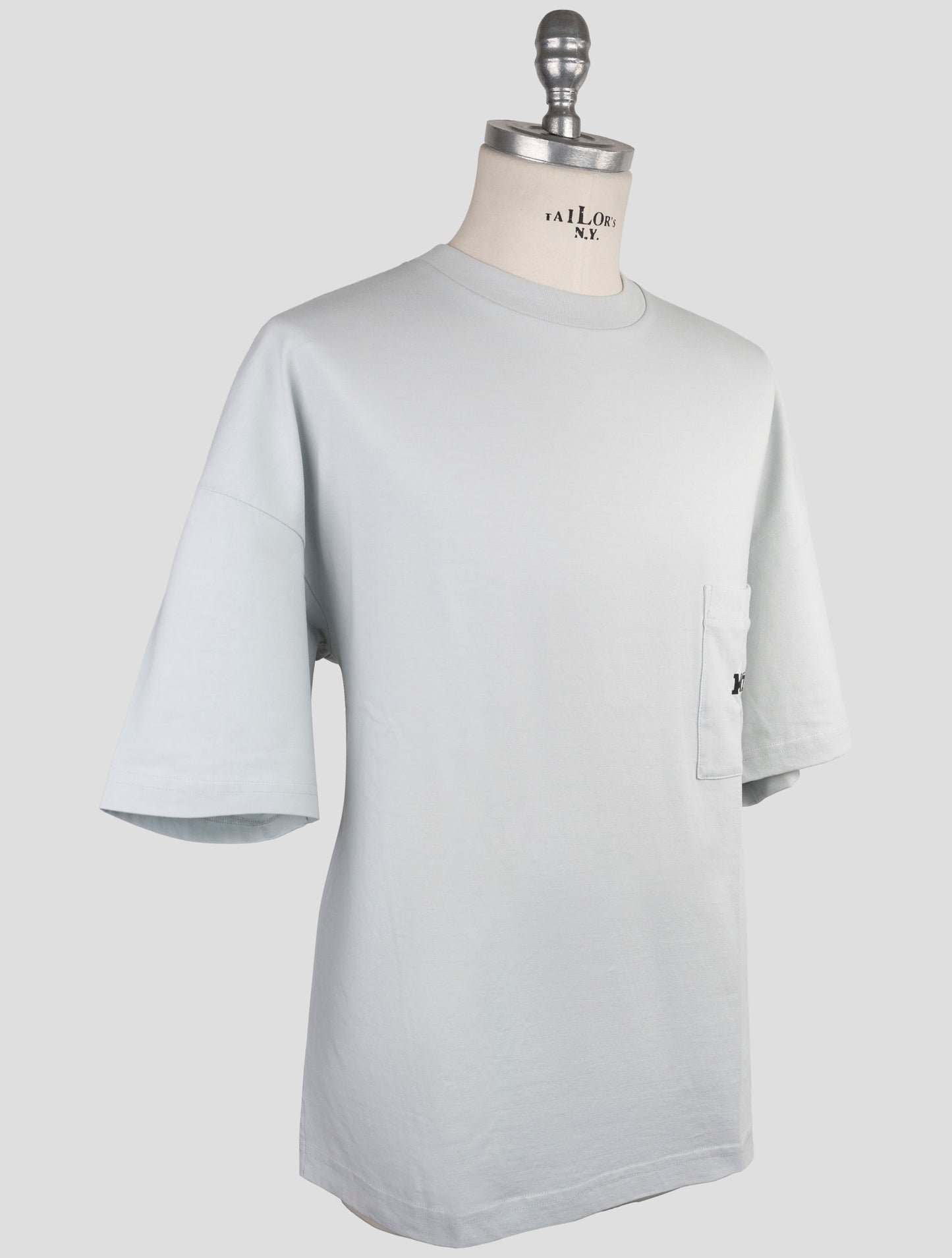 Kiton Knt Gray Cotton T-Shirt