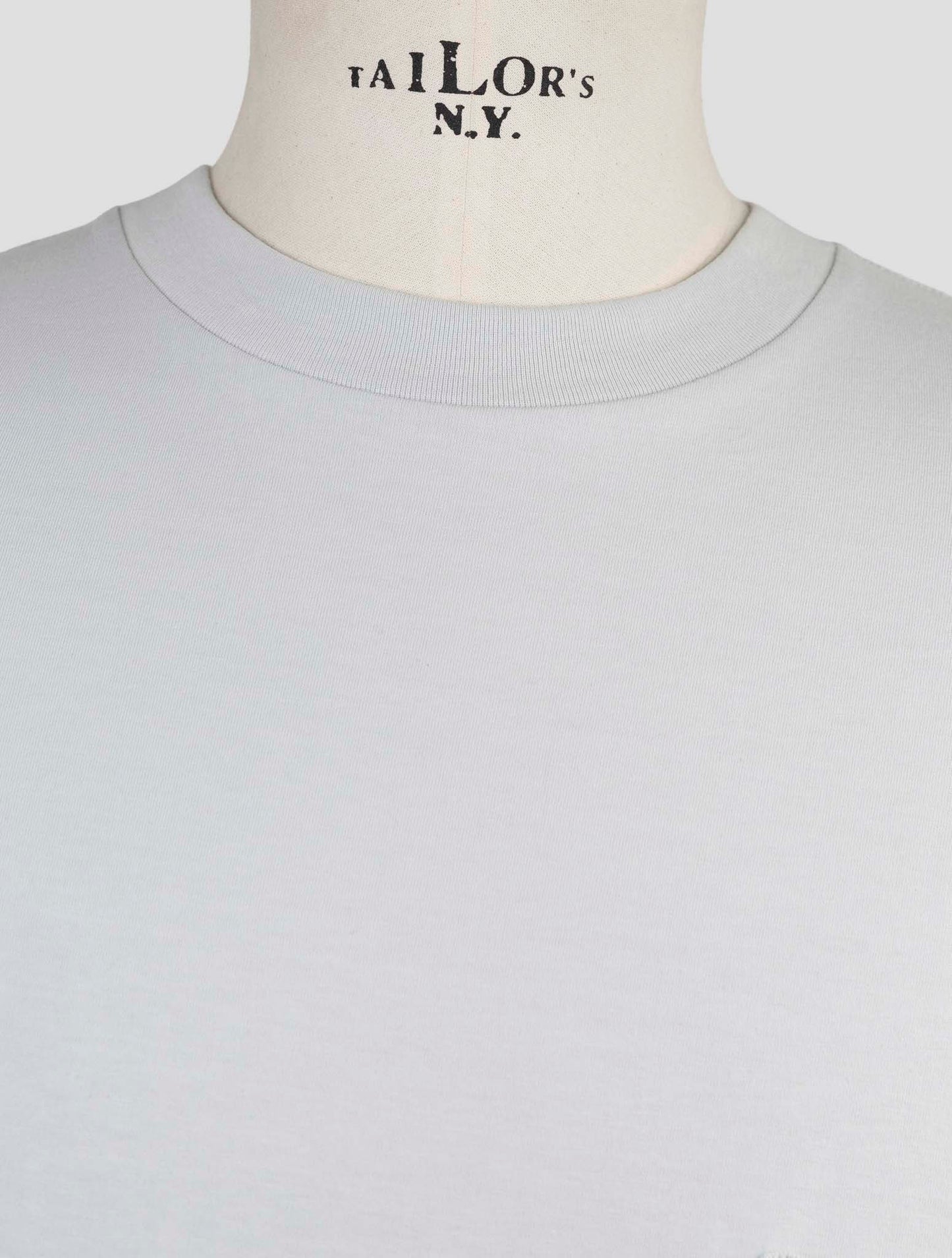 Kiton Knt Gray Cotton T-Shirt