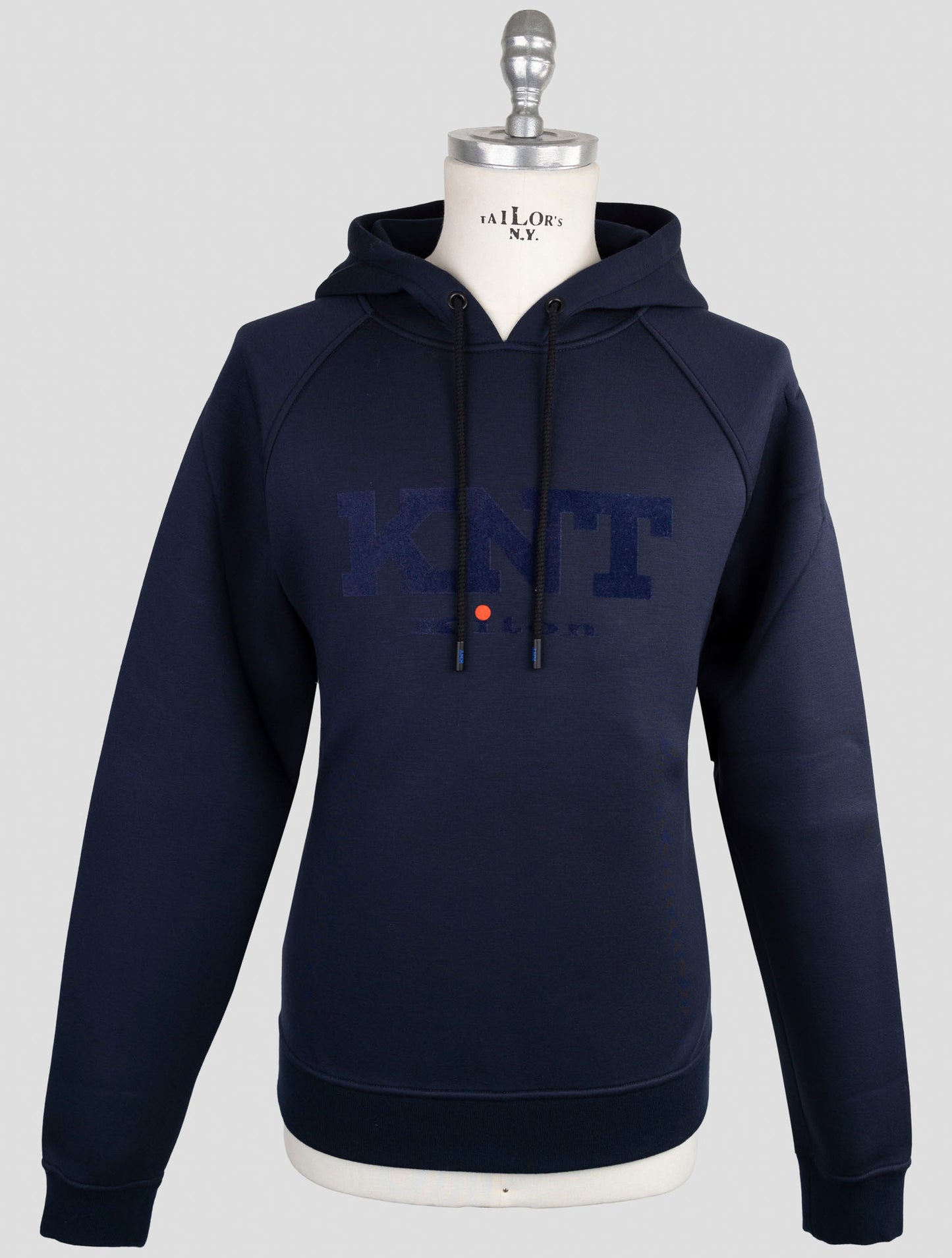 Kiton Knt Blue Viscose Ea Sweater Hoodie