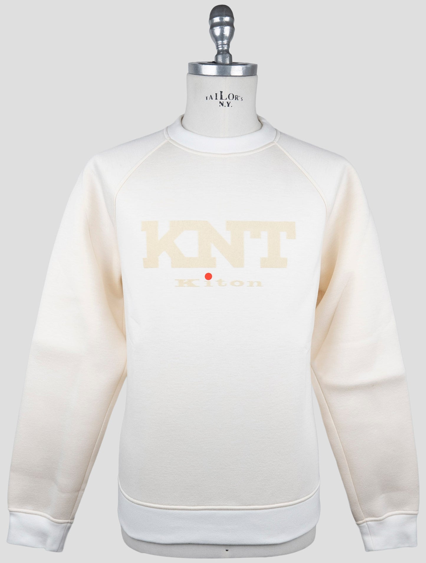 Kiton Knt White Viscose Ea Sweater Crewneck