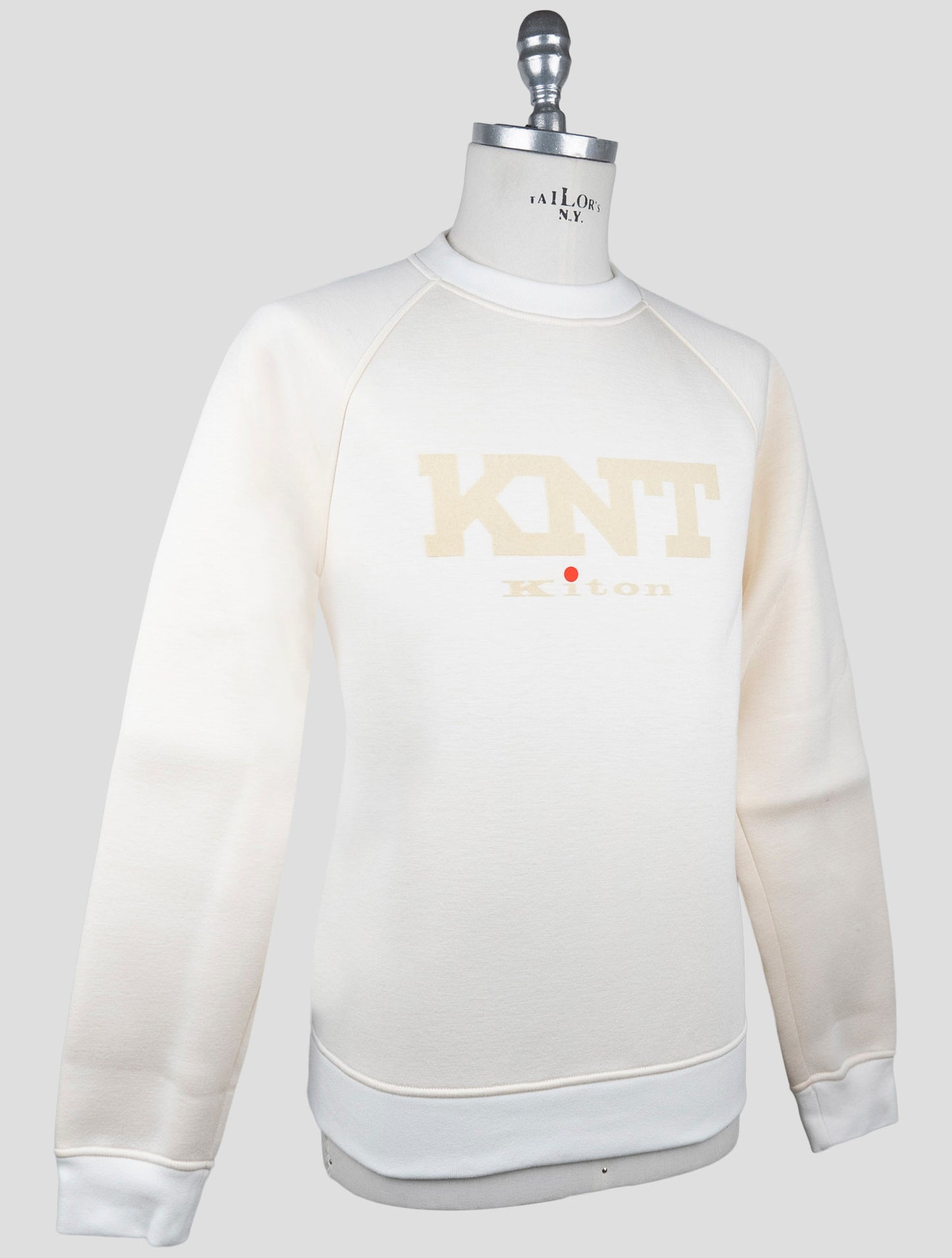 Kiton Knt White Viscose Ea Sweater Crewneck
