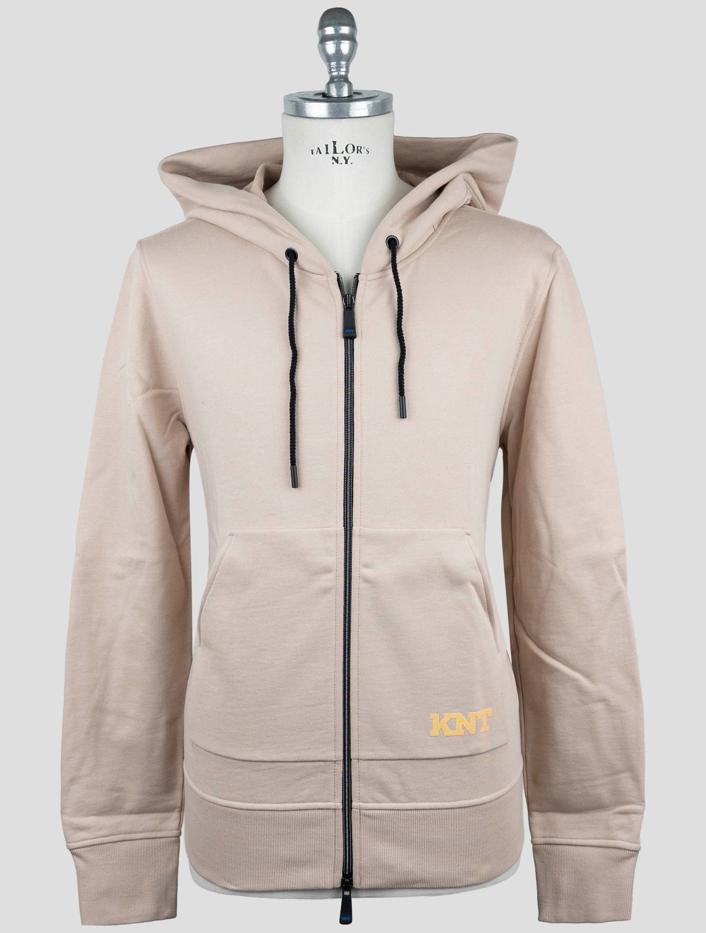 Kiton Knt Beige Cotton Sweater Full Zip