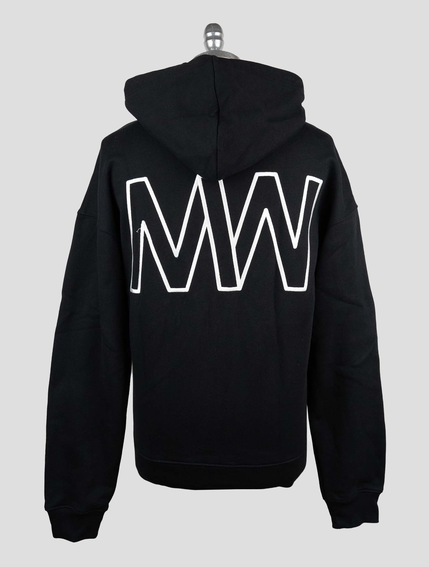 Kiton Knt Black Cotton Sweater Hoodie