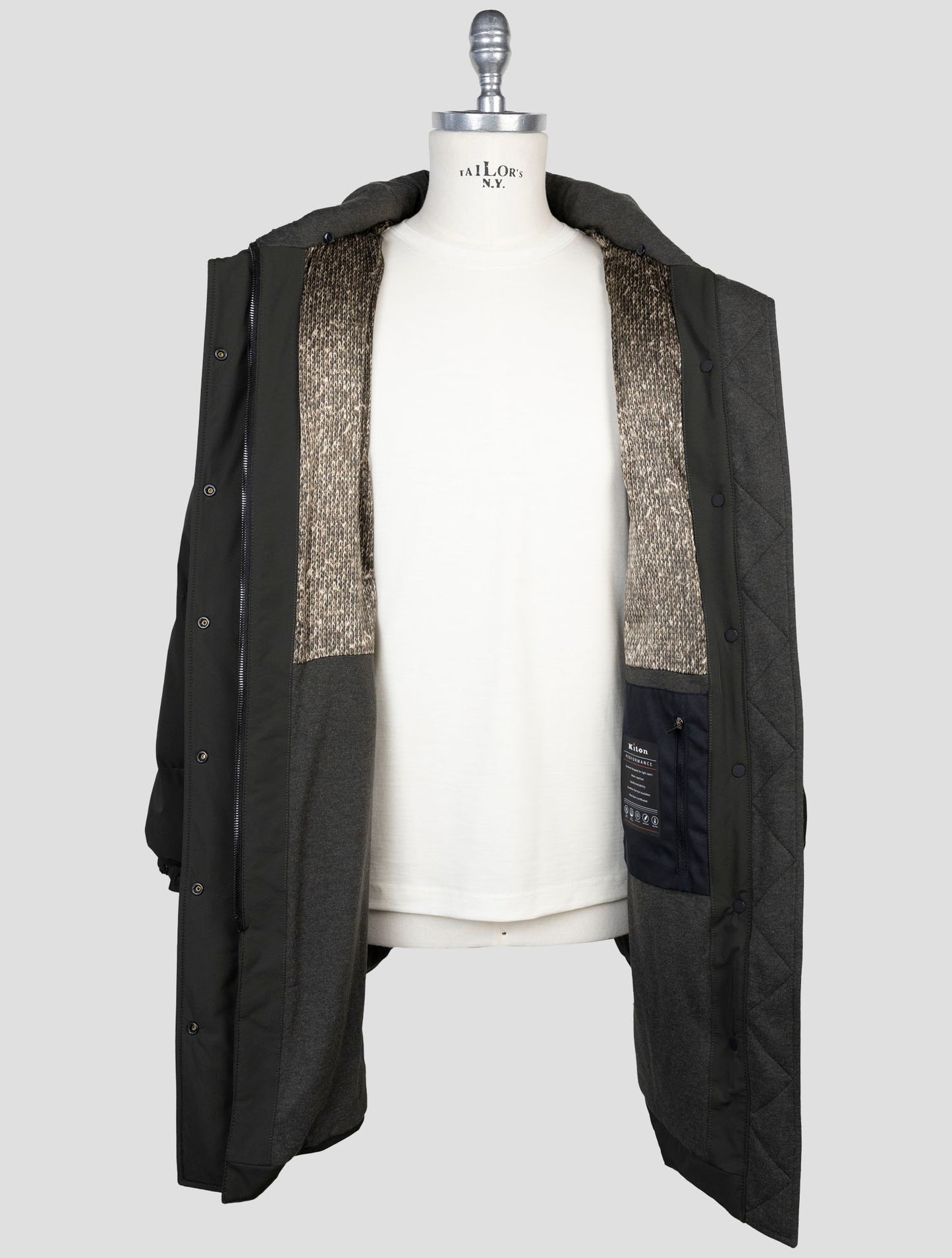 Kiton Green Pa Ea Coat