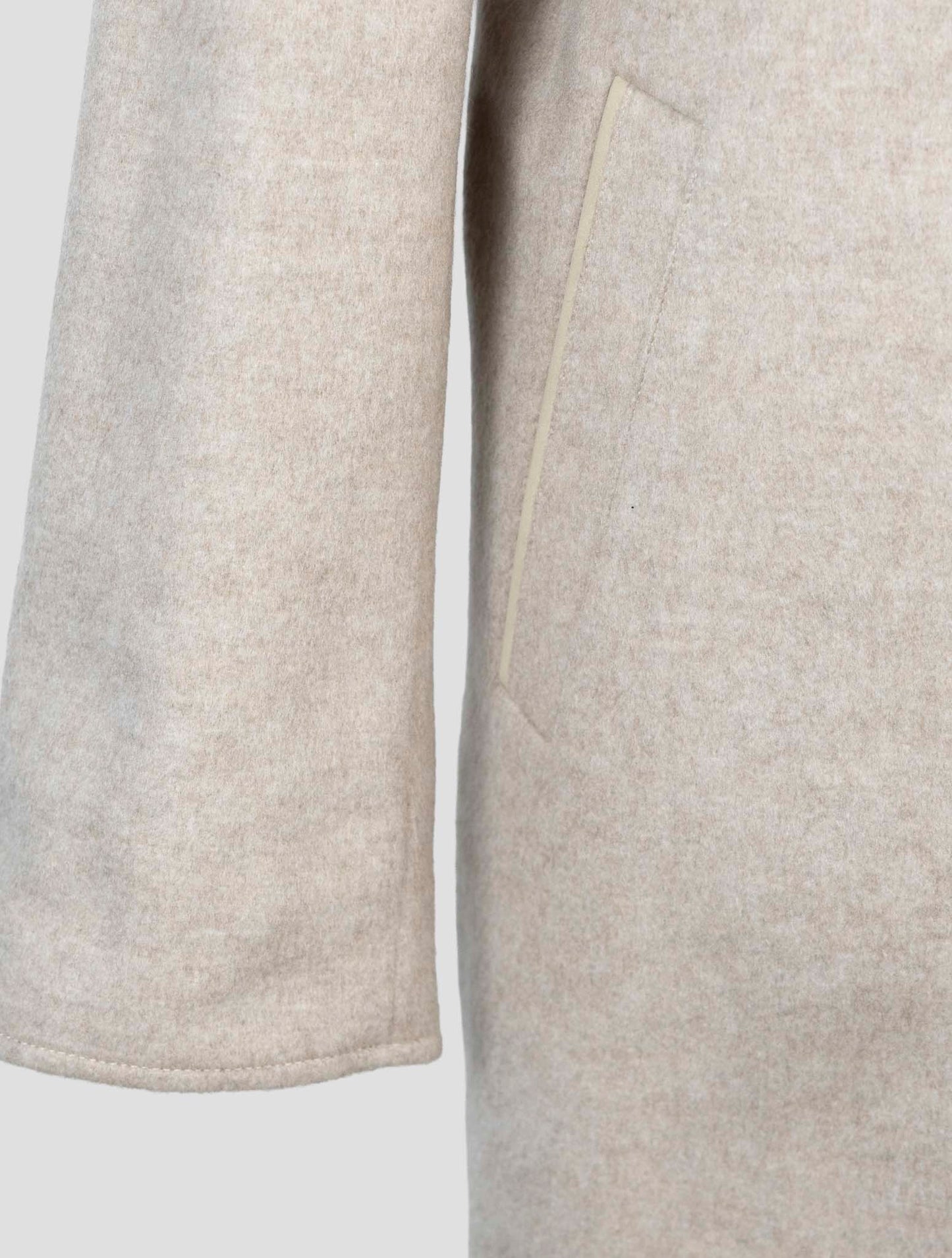 Kiton Beige Taupe Cashmere Pl Reverse Coat