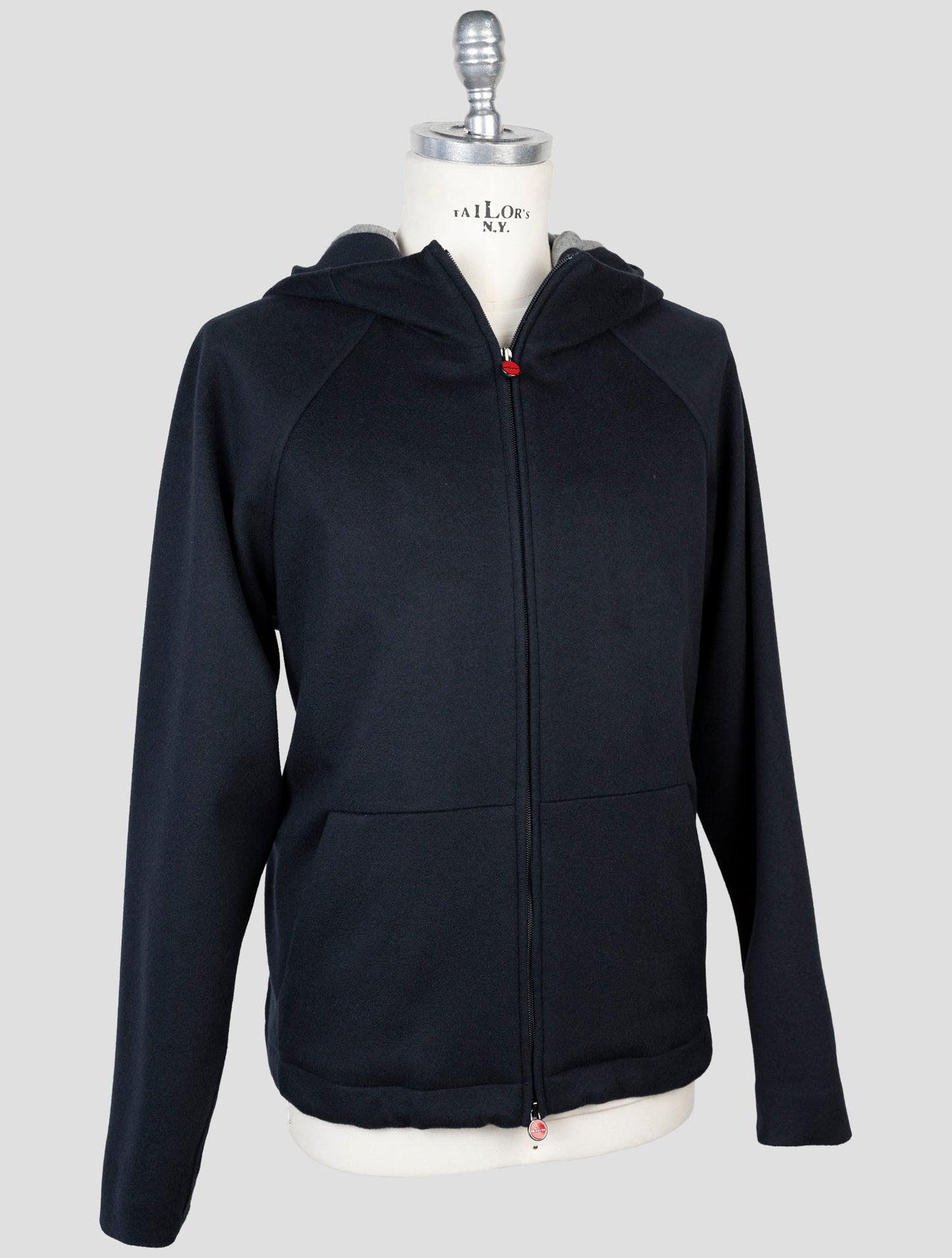 Kiton Blue Cashmere Coat