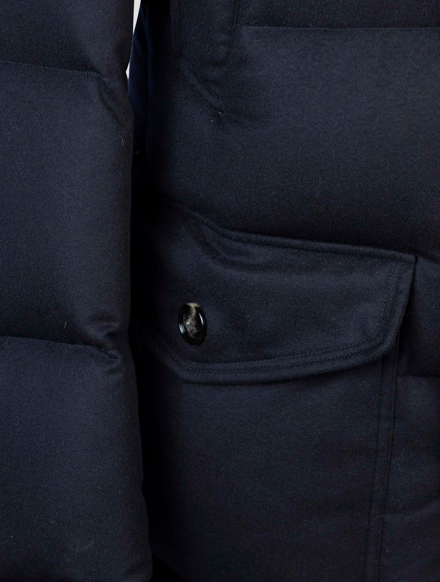 Kiton Blue Cashmere Ea Coat
