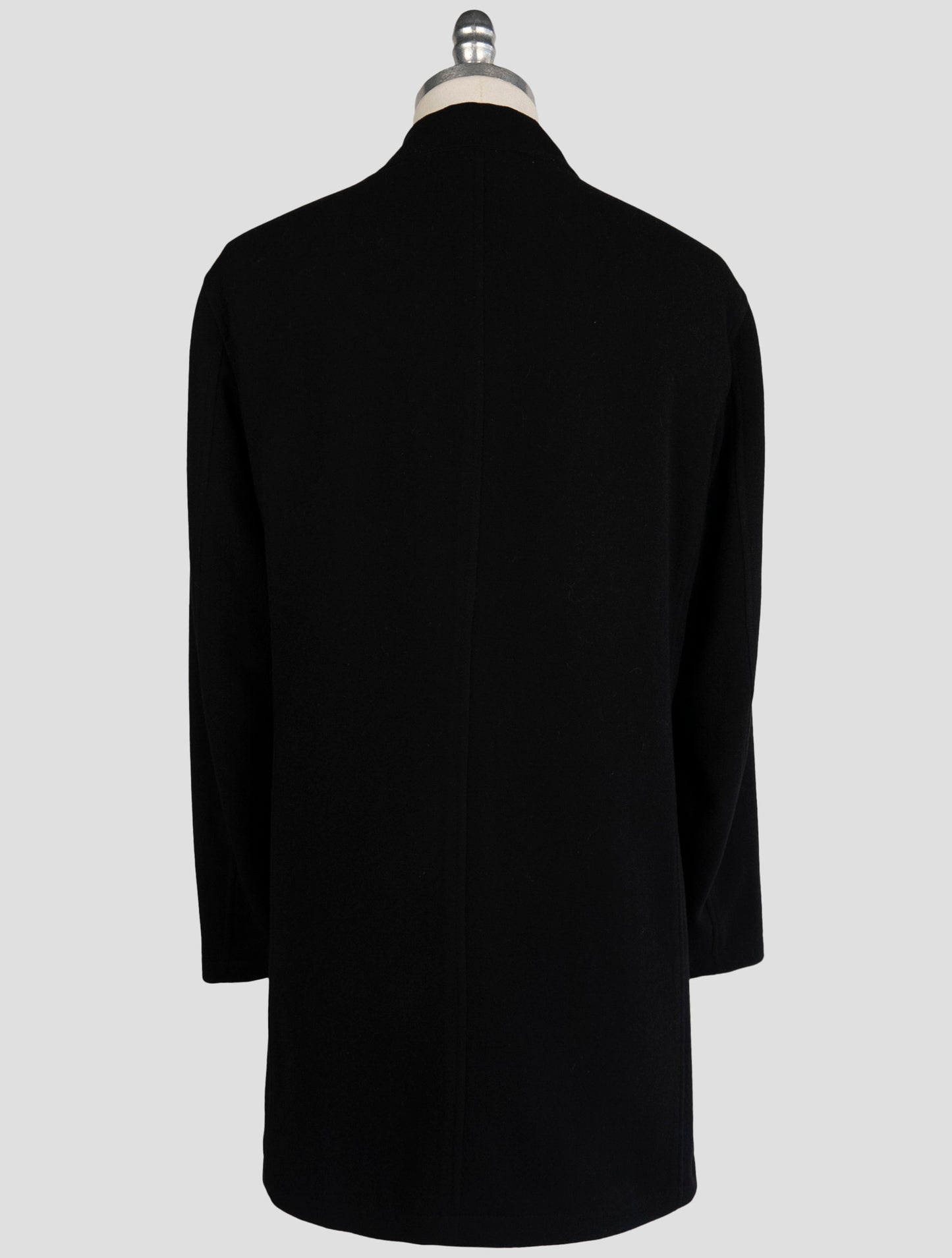 Kiton Black Cashmere Overcoat