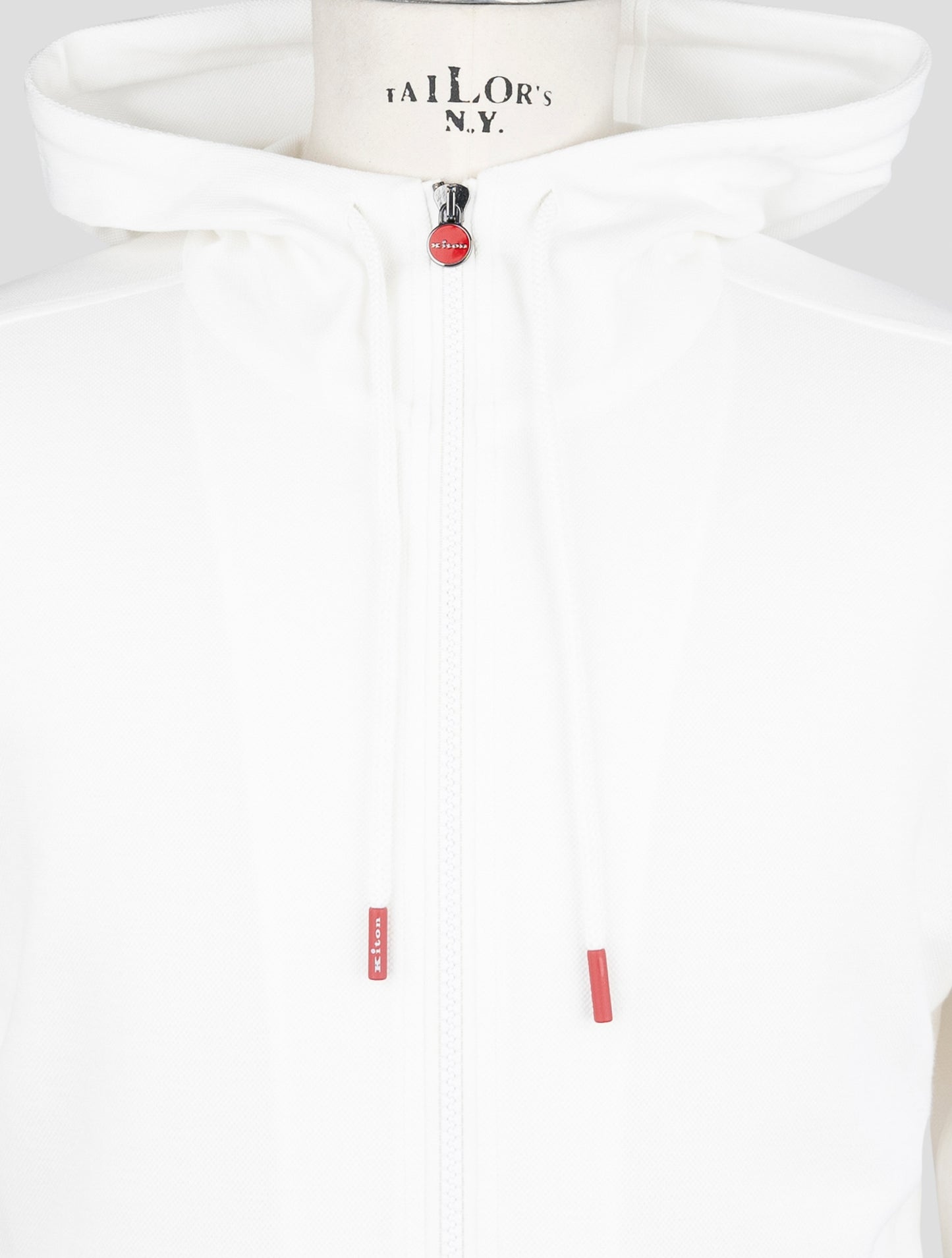 Kiton White Cotton Tracksuit