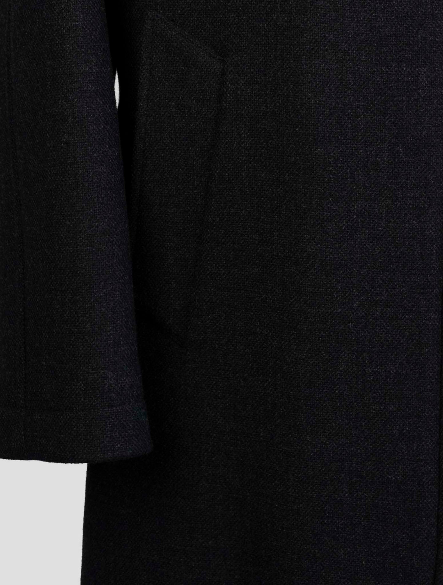 Kiton Dark Gray Virgin Wool Overcoat