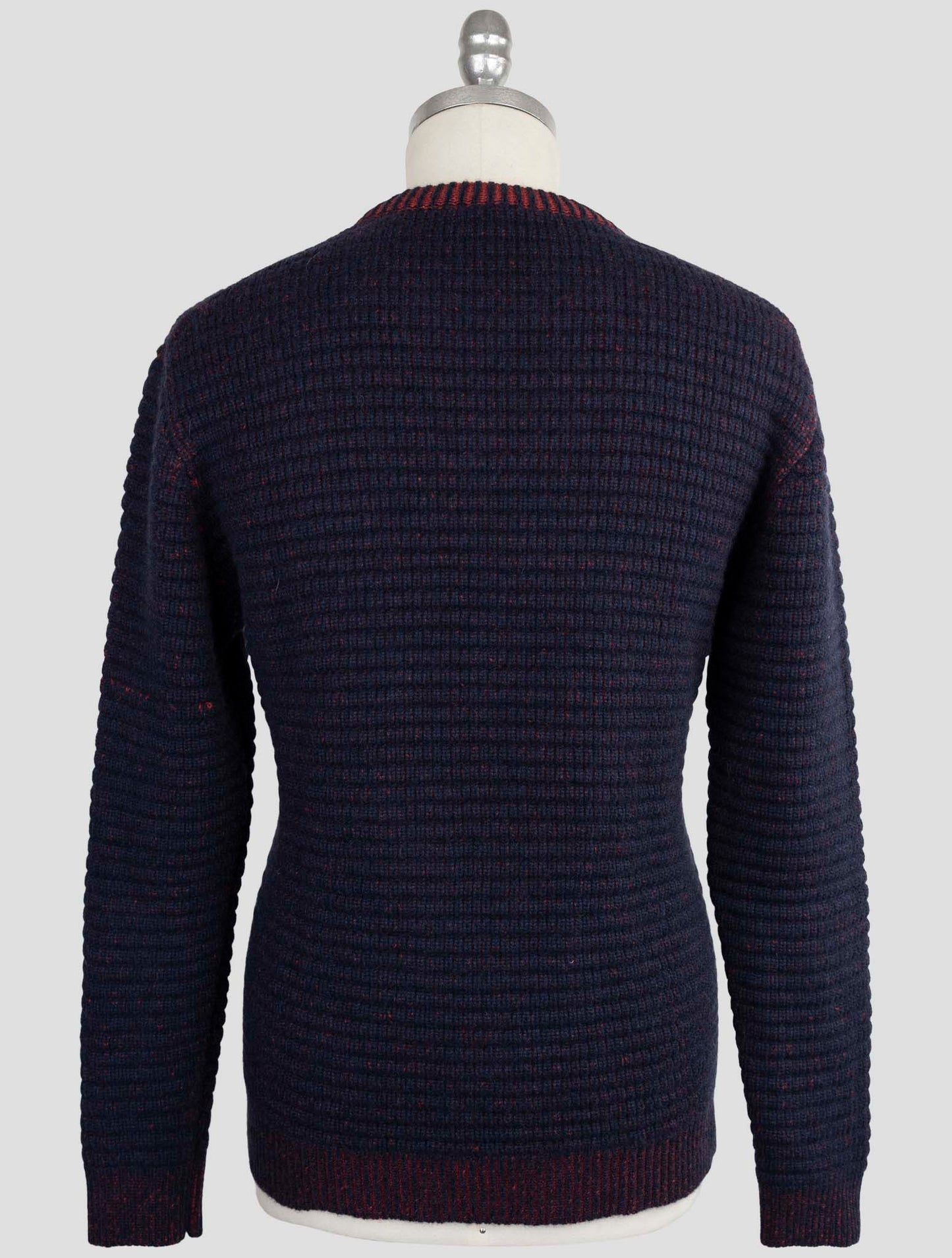 Kiton Blue Cashmere Sweater Crewneck