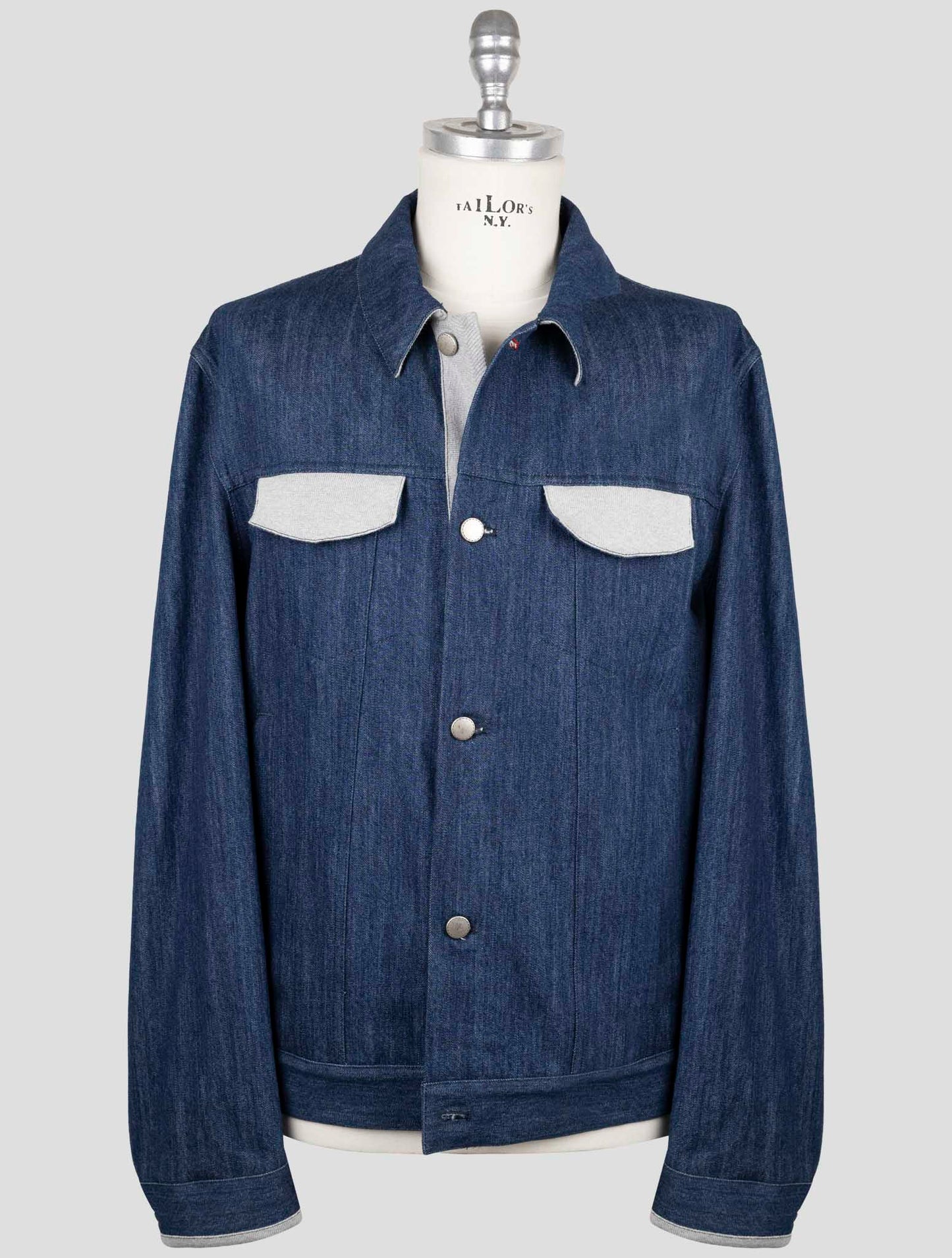 Kiton Denim Cotton Coat