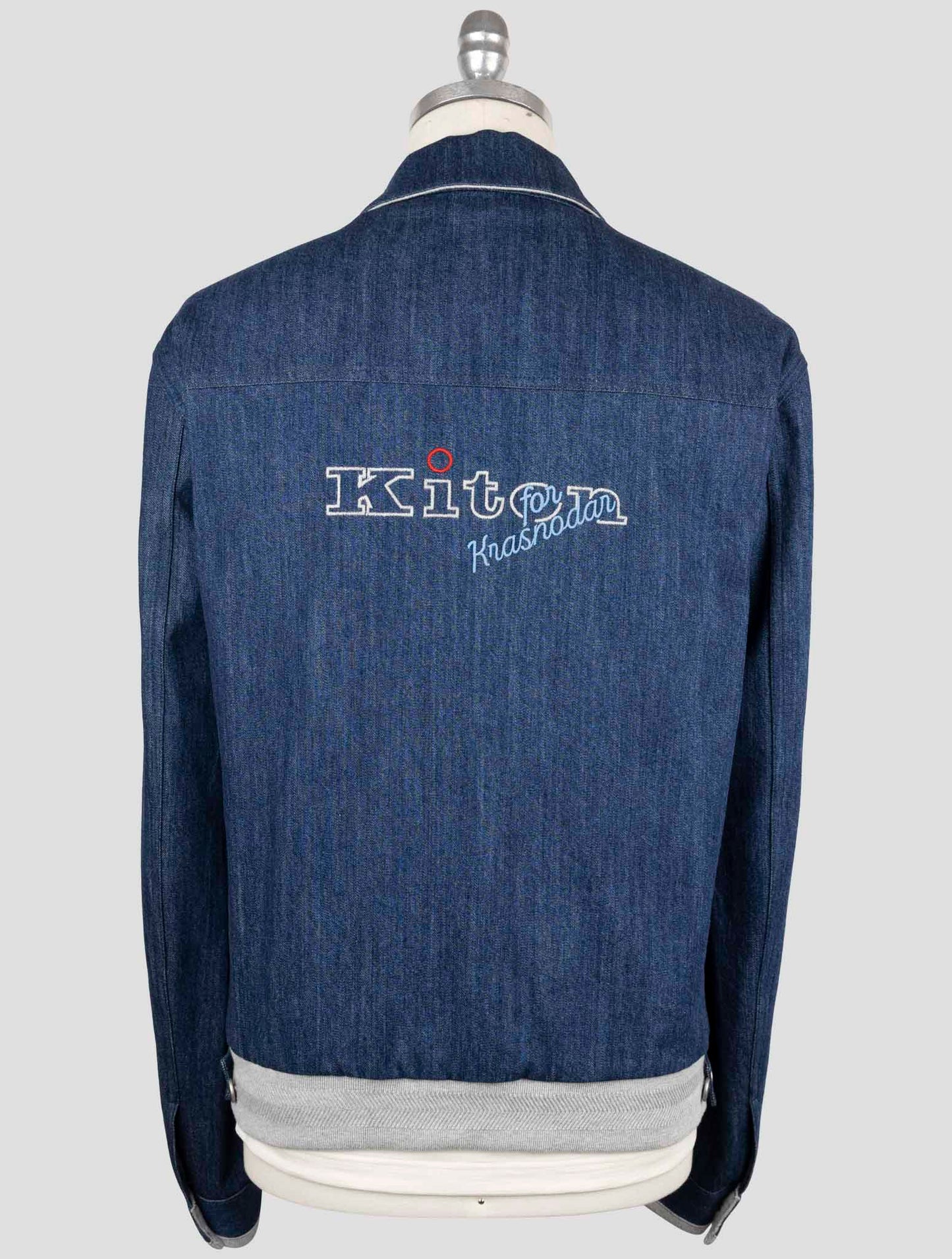 Kiton Denim Cotton Coat