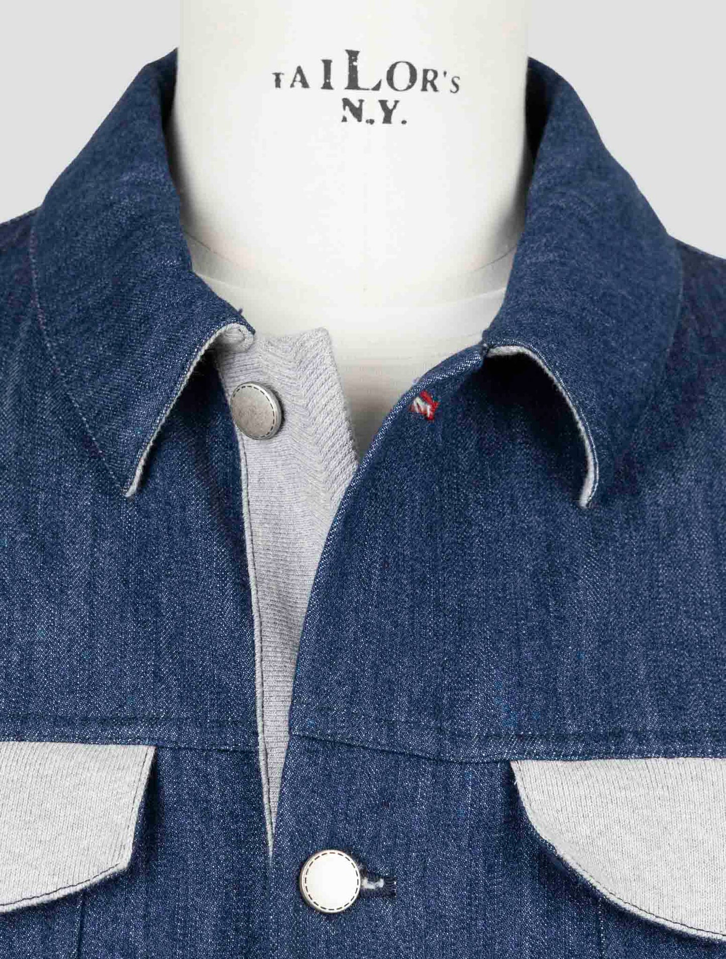 Kiton Denim Cotton Coat