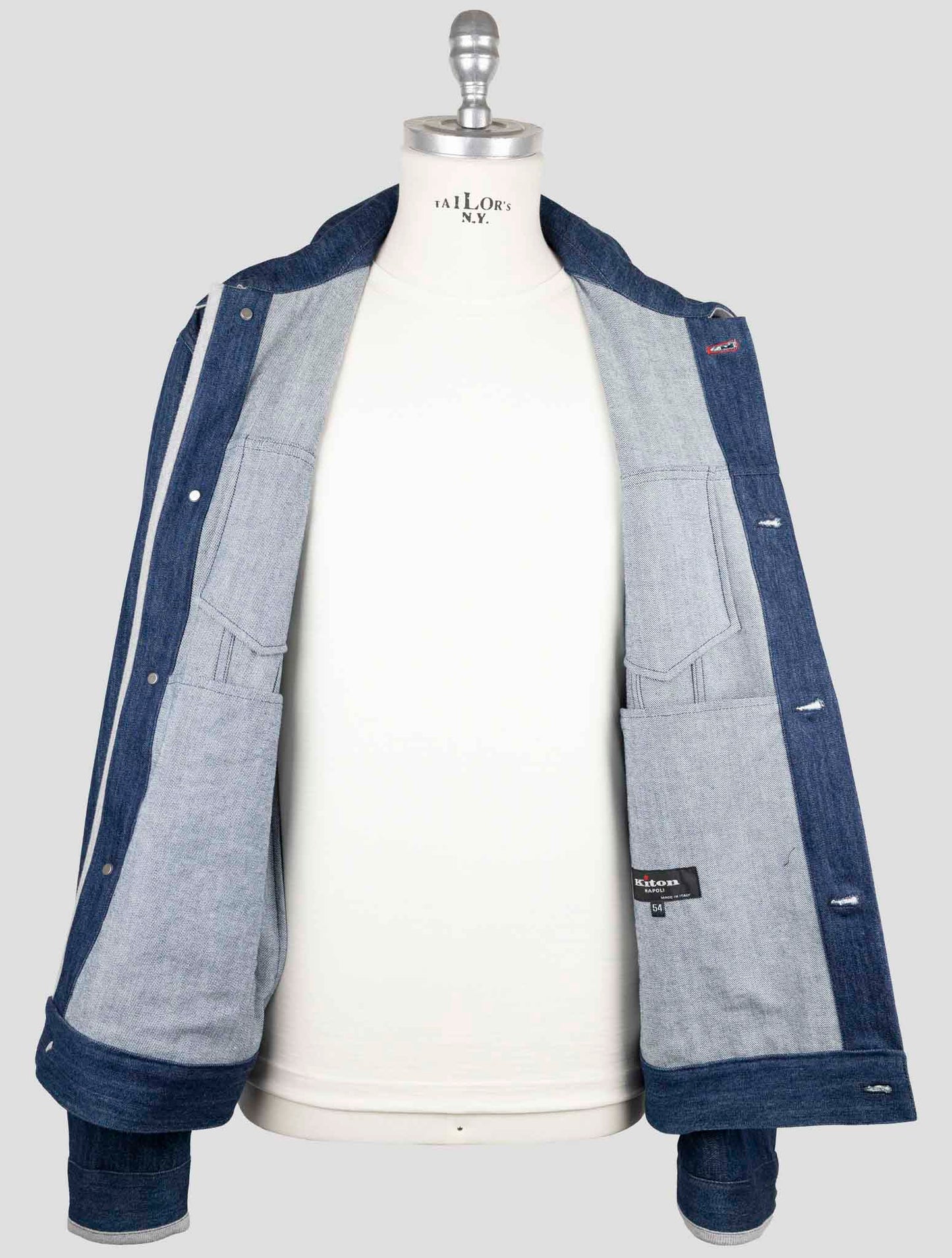 Kiton Denim Cotton Coat