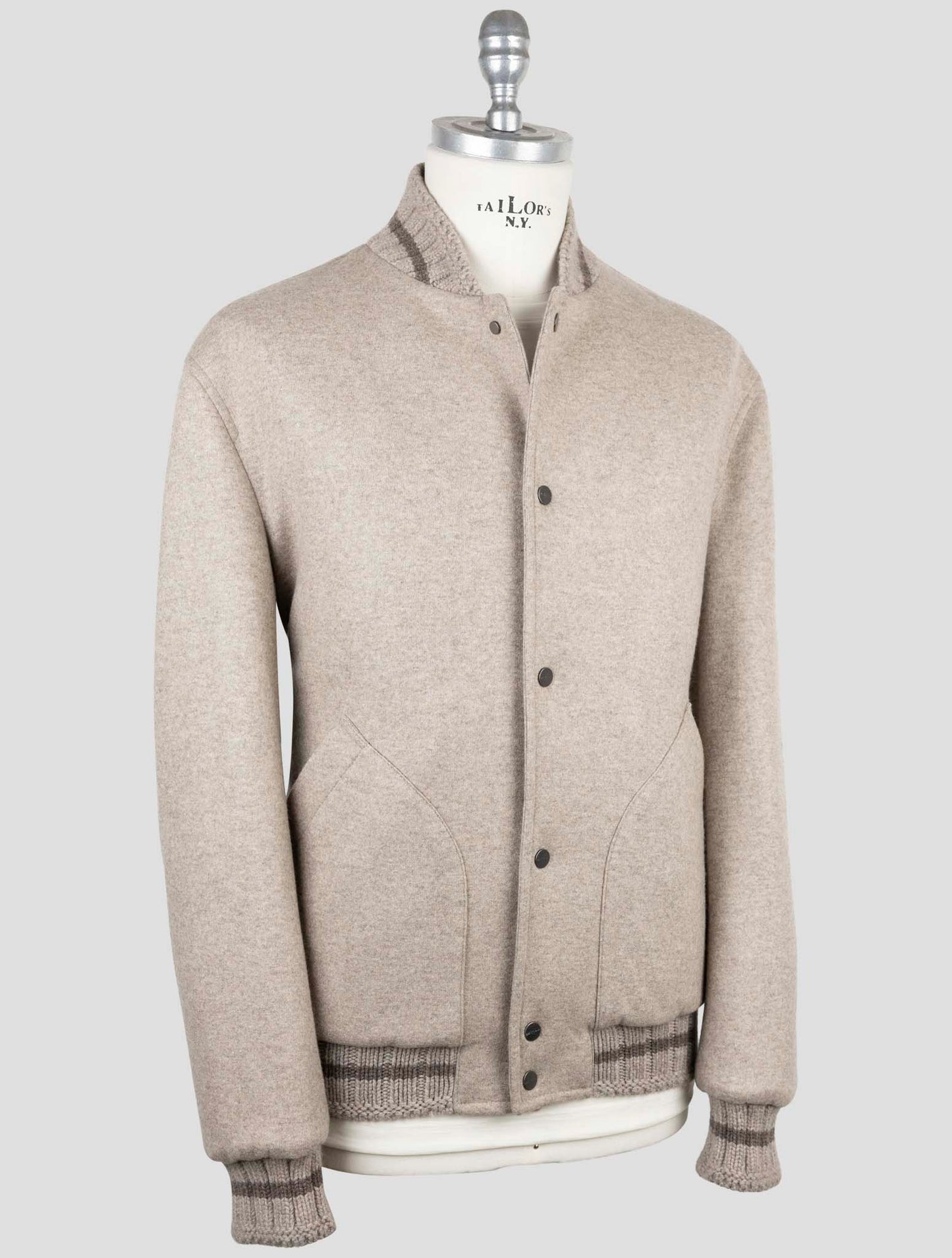 Kiton Brown Cashmere Pa Coat