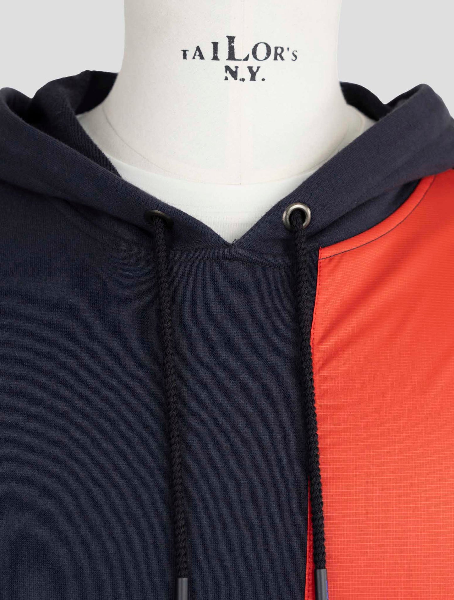 Kiton Knt Blue Cotton Sweater Hoodie