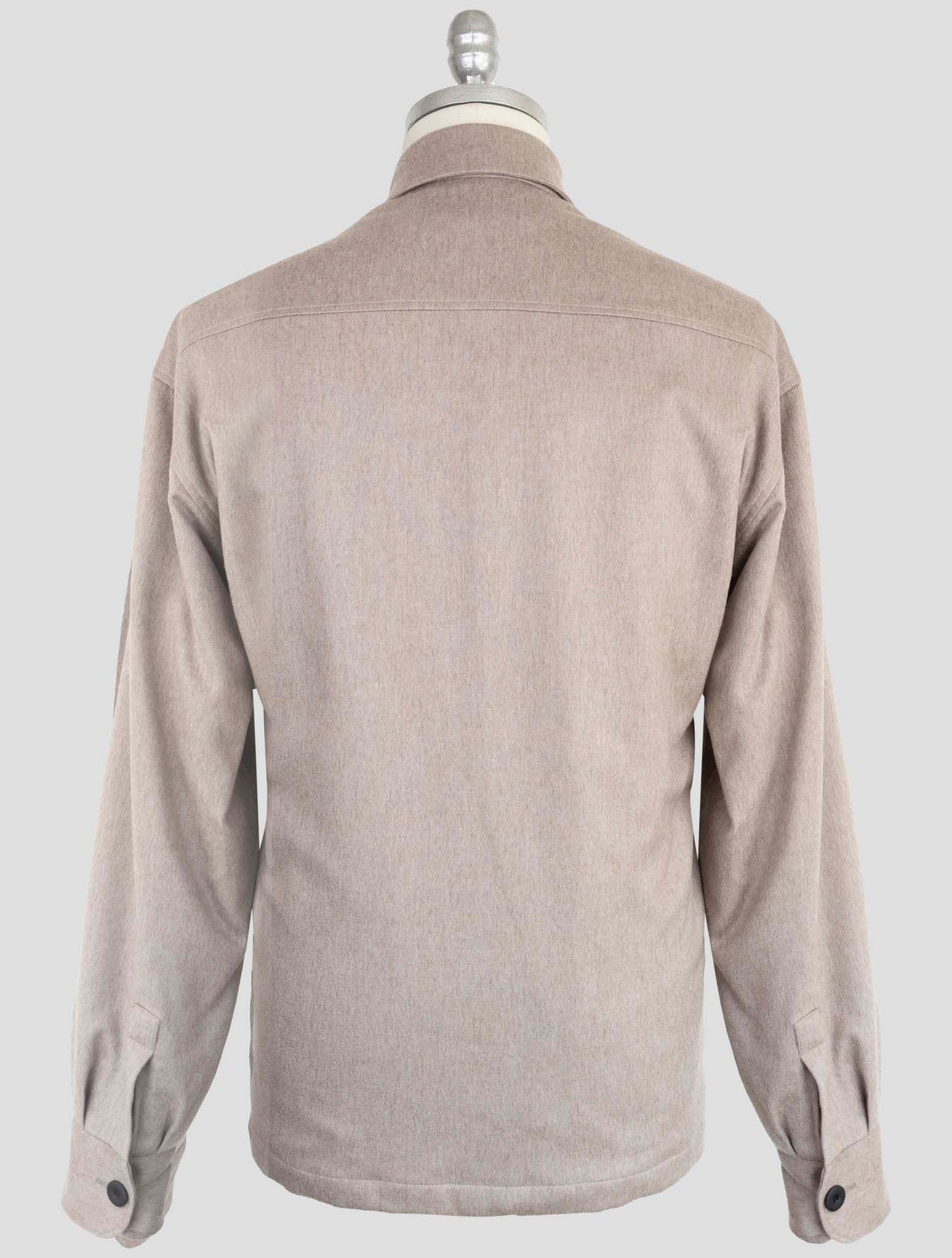 kiton Knt Brown Cashmere Pa Ea Overshirt