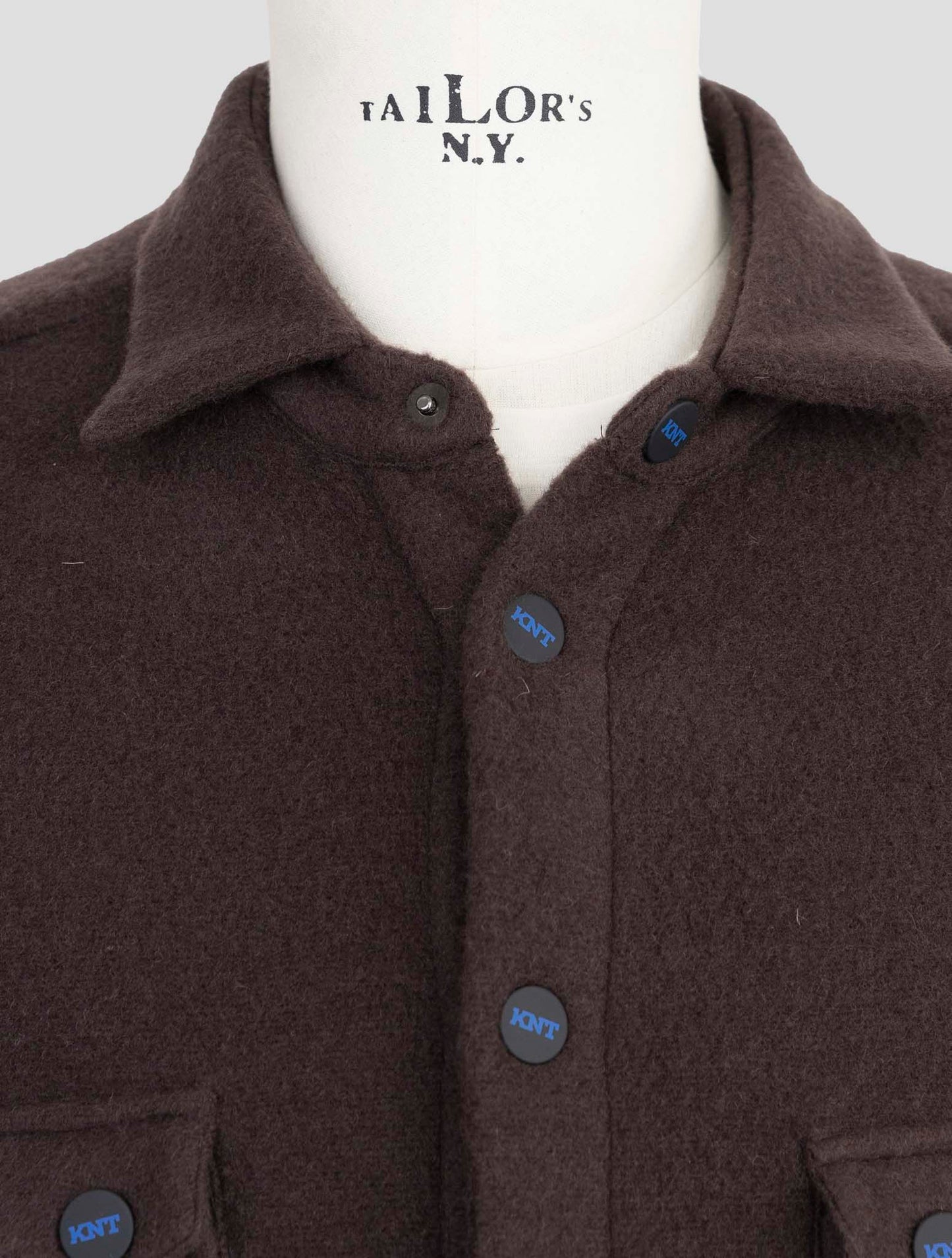kiton Knt Brown Cashmere Pa Overshirt