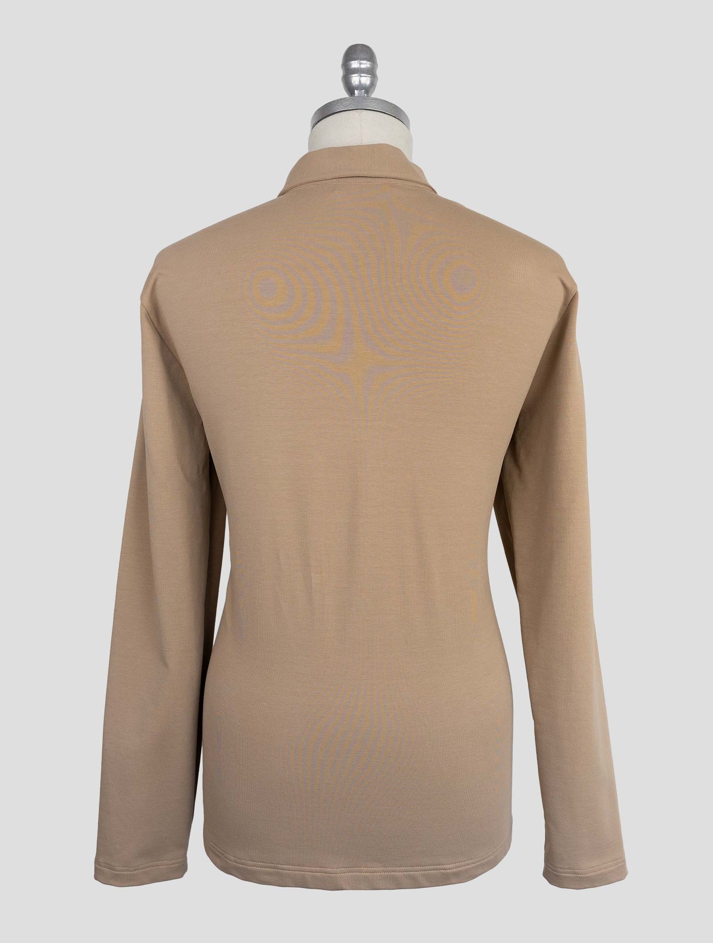 Kiton Knt Beige Cotton Ea Sweater Polo