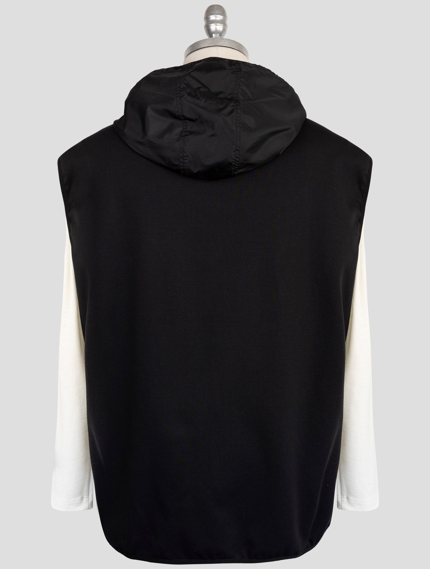 Kiton Knt Black Pa Coat Gilet