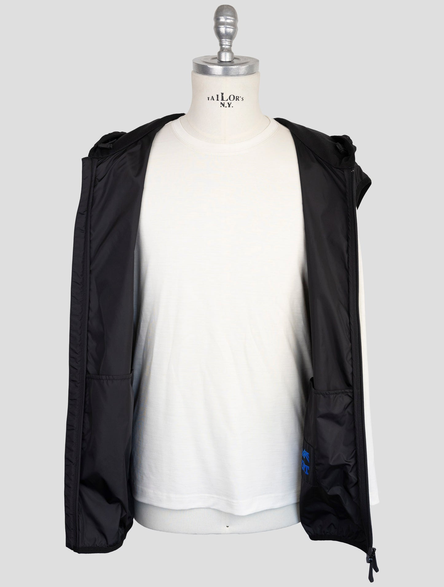 Kiton Knt Black Pa Coat Gilet