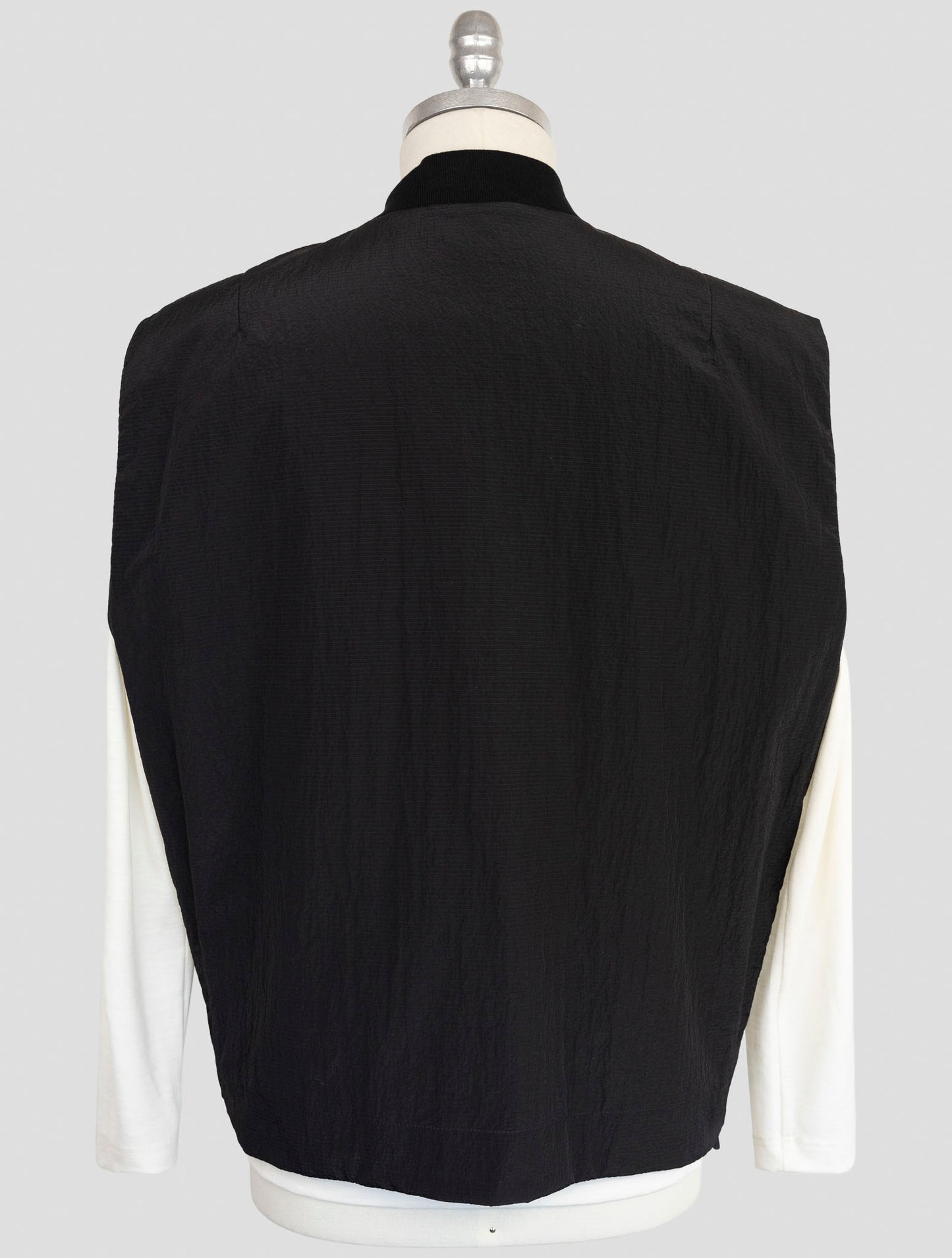 Kiton Knt Black Pa Coat Gilet