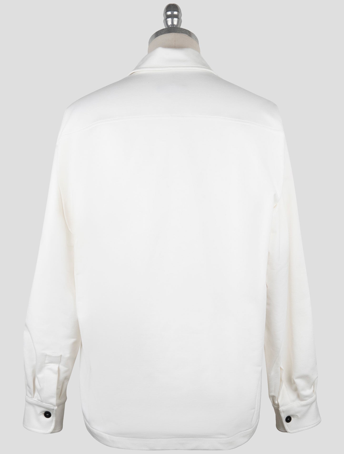 Kiton Knt White Cotton Ea Coat