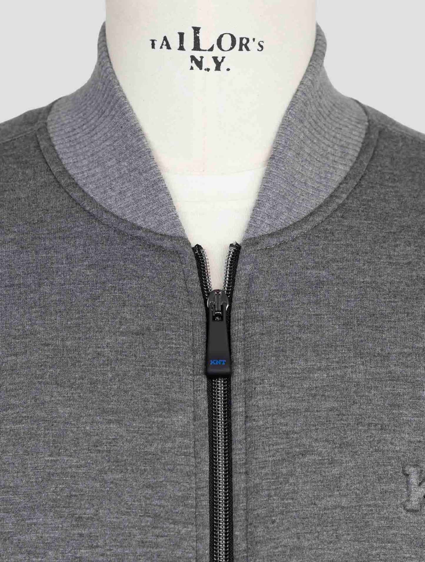 Kiton Knt Gray Viscose Ea Coat