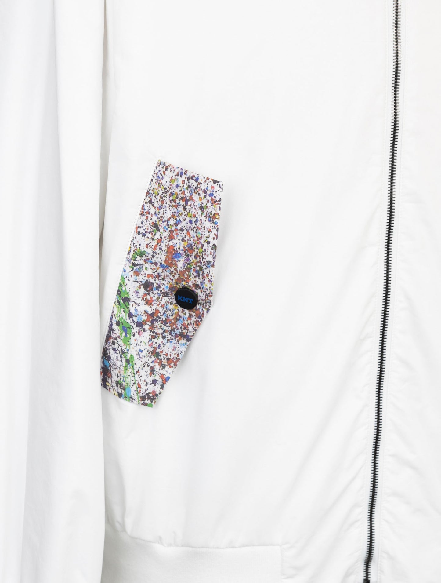 Kiton Knt White Cotton Coat