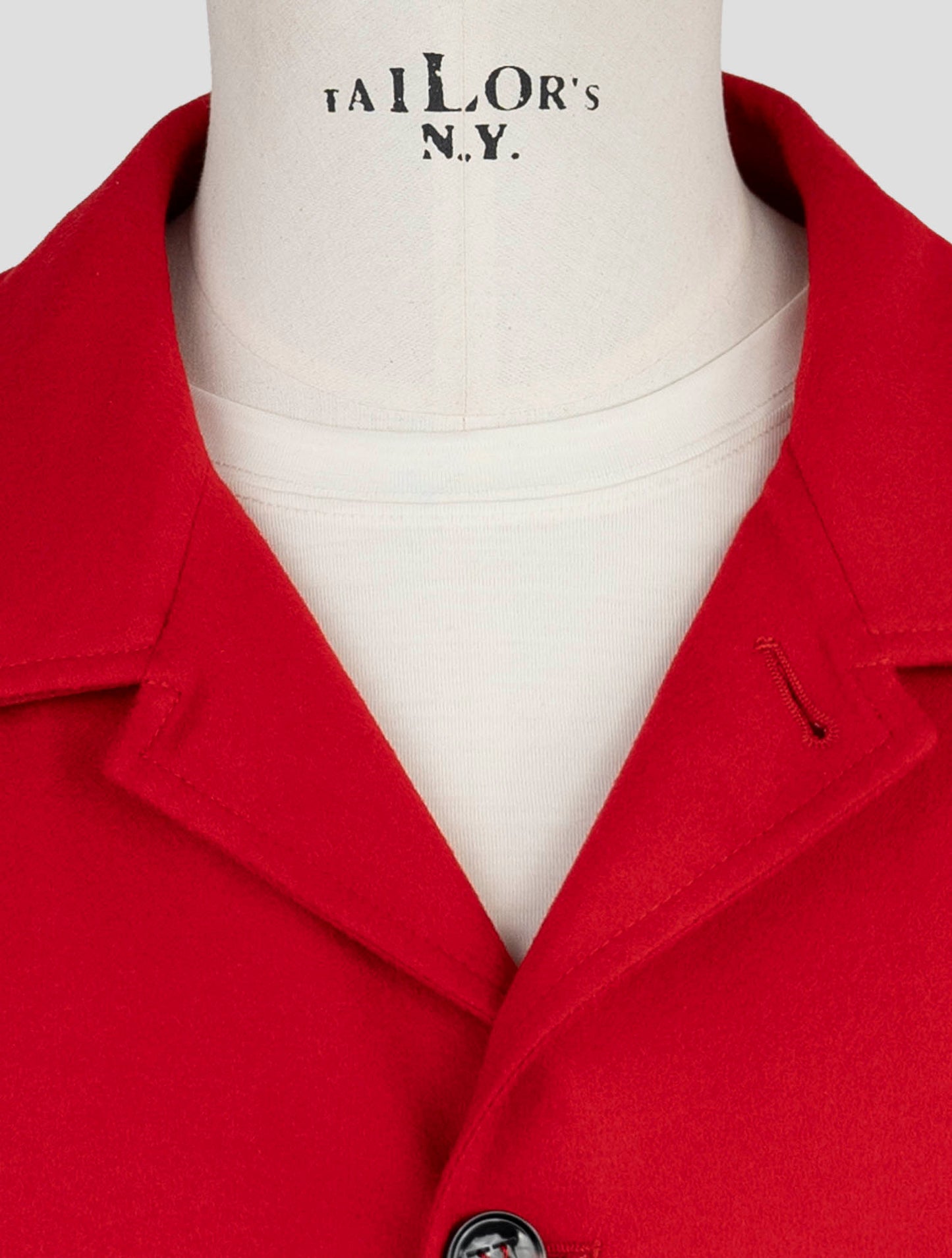 Kiton Red Cashmere Coat