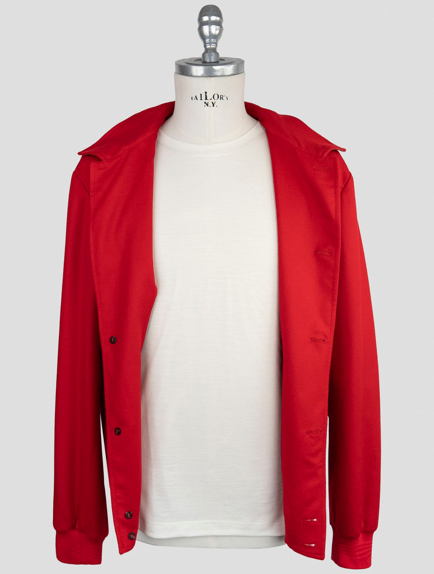 Kiton Red Cashmere Coat