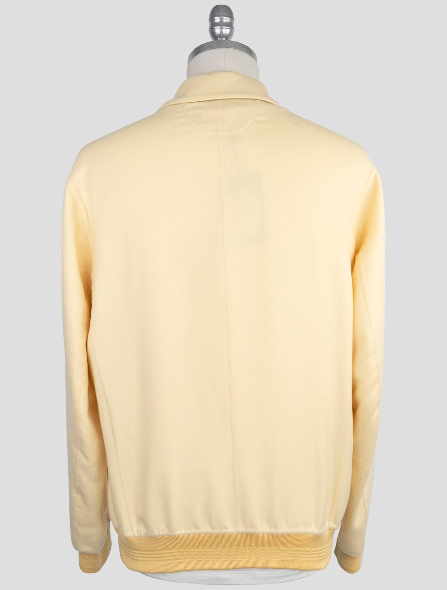 Kiton Yellow Cashmere Silk Coat