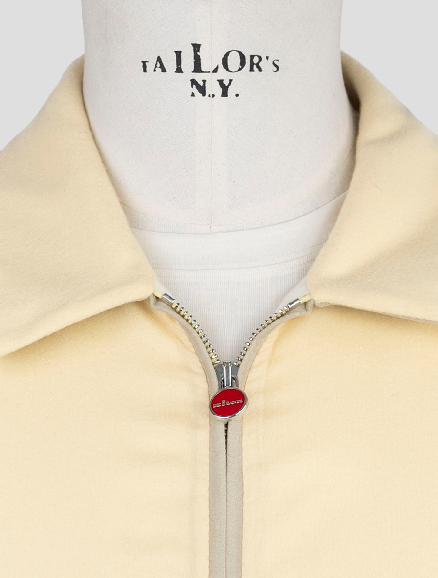 Kiton Yellow Cashmere Silk Coat