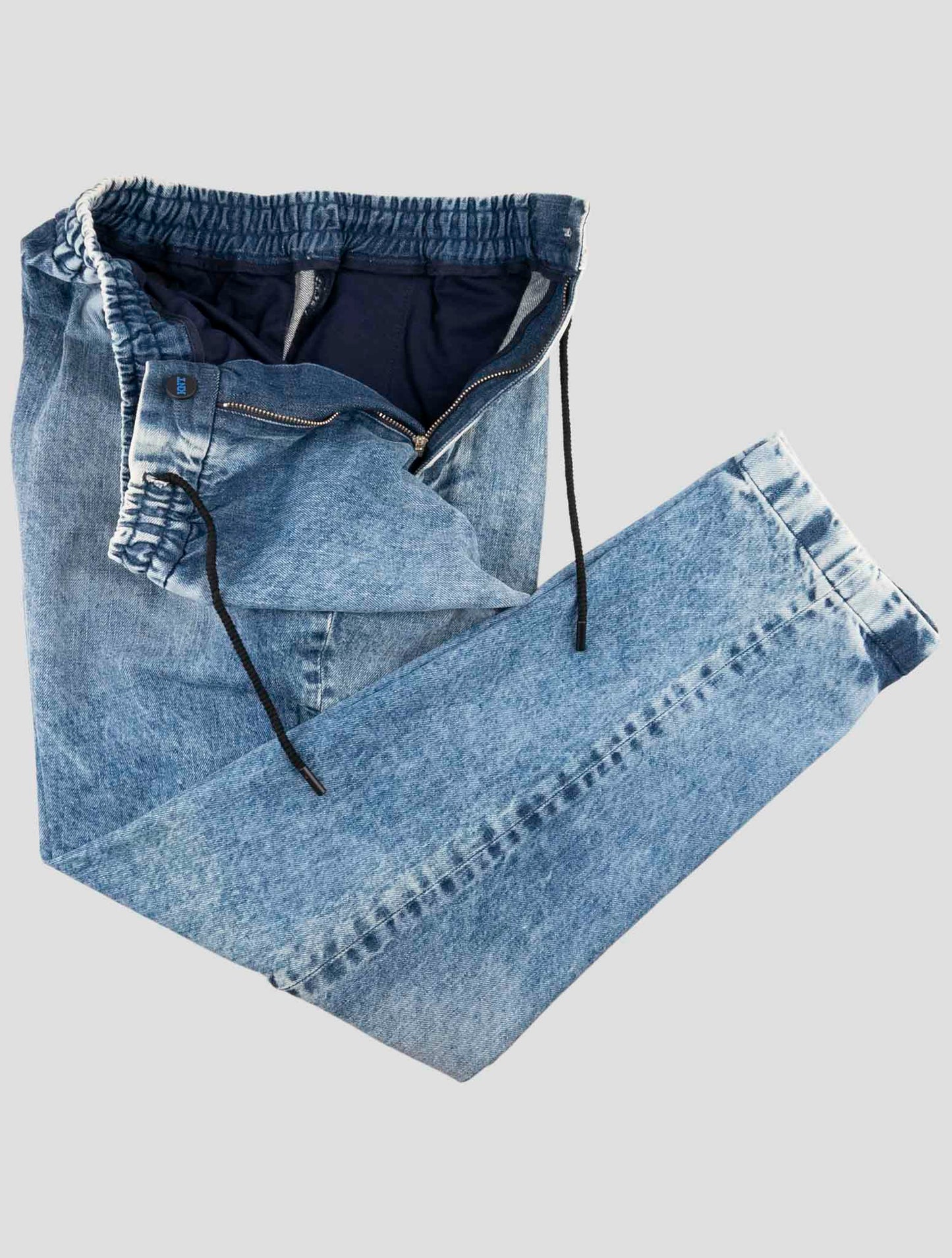 Kiton Knt Light Blue Cotton Ea Pants