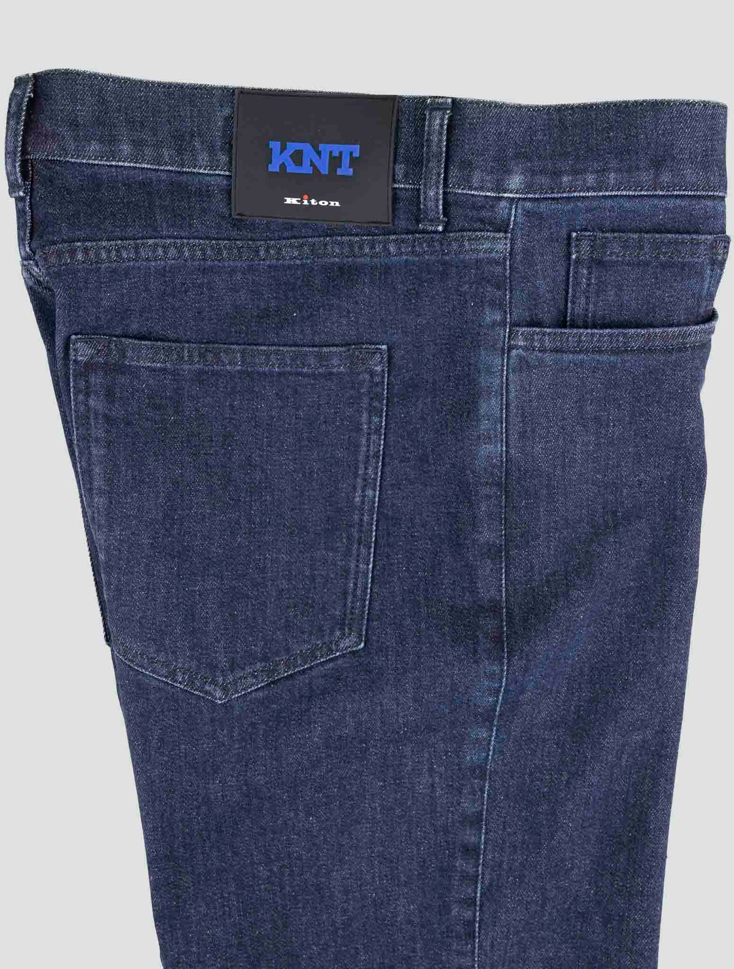 Kiton Knt Dark Blue Cotton Ea Jeans
