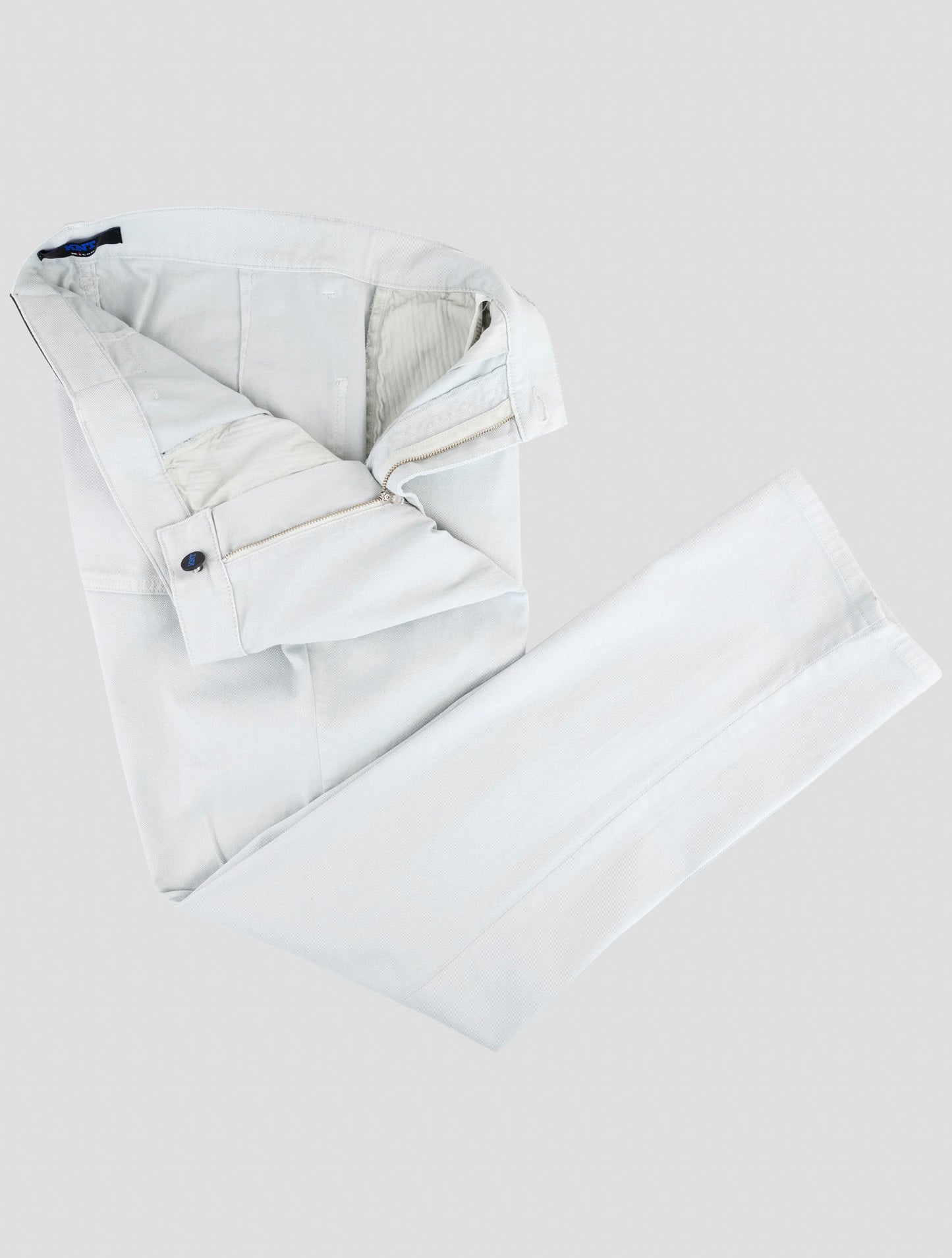 Kiton Knt Light Gray Cotton Ea Pants
