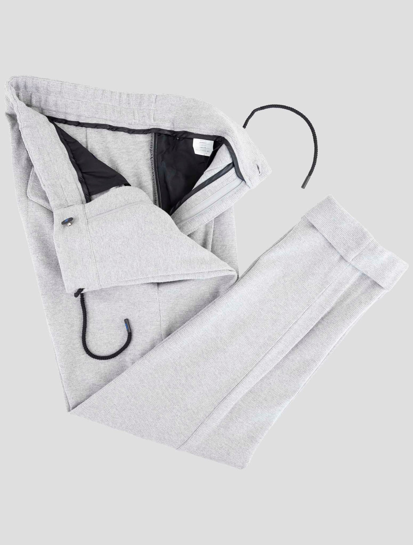 Kiton Knt Gray Cotton Pants