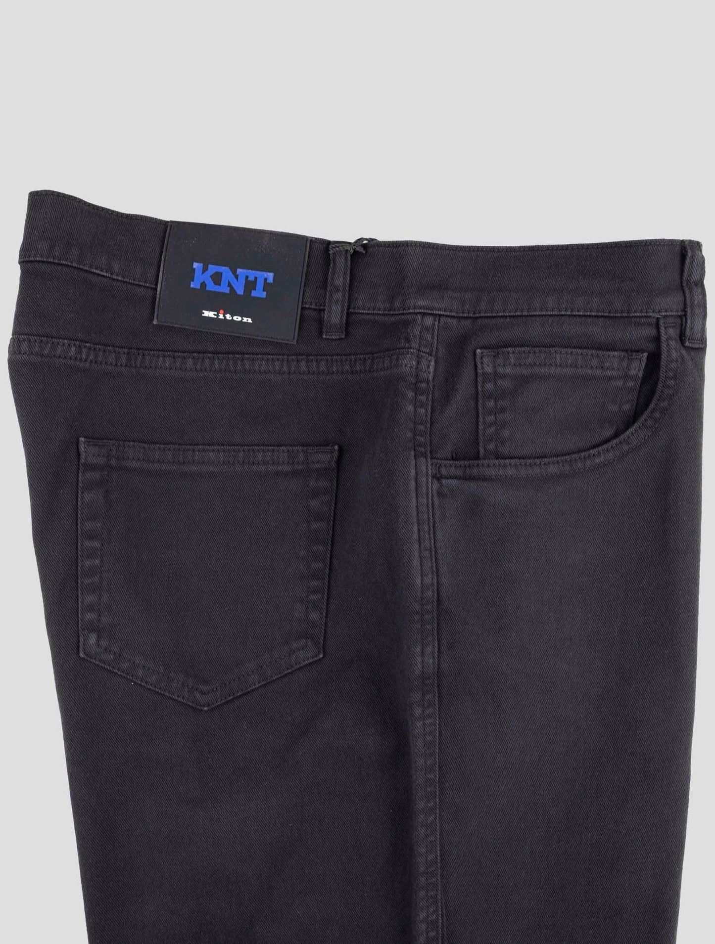 Kiton Knt Black Cotton Ea Pants