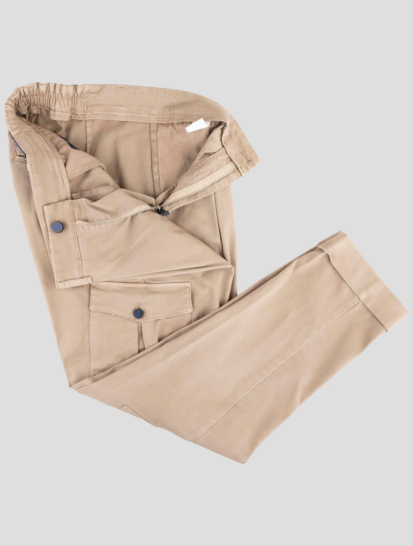 Kiton Knt Brown Cotton Ea Cargo Pants