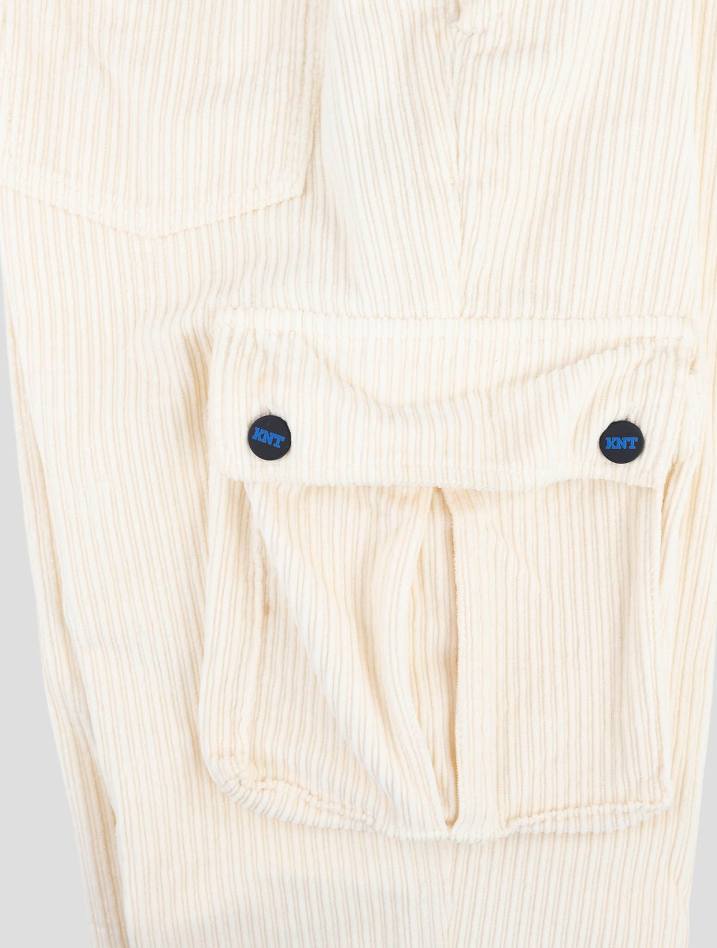 Kiton Knt White Cotton Ea Cargo Pants