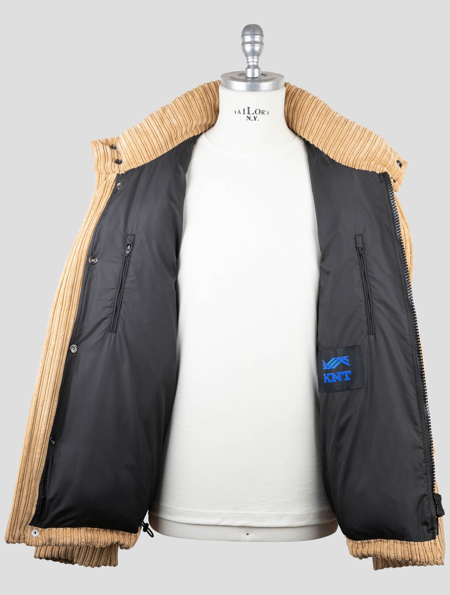 Kiton Knt Beige Pl Pa Velvet Coat
