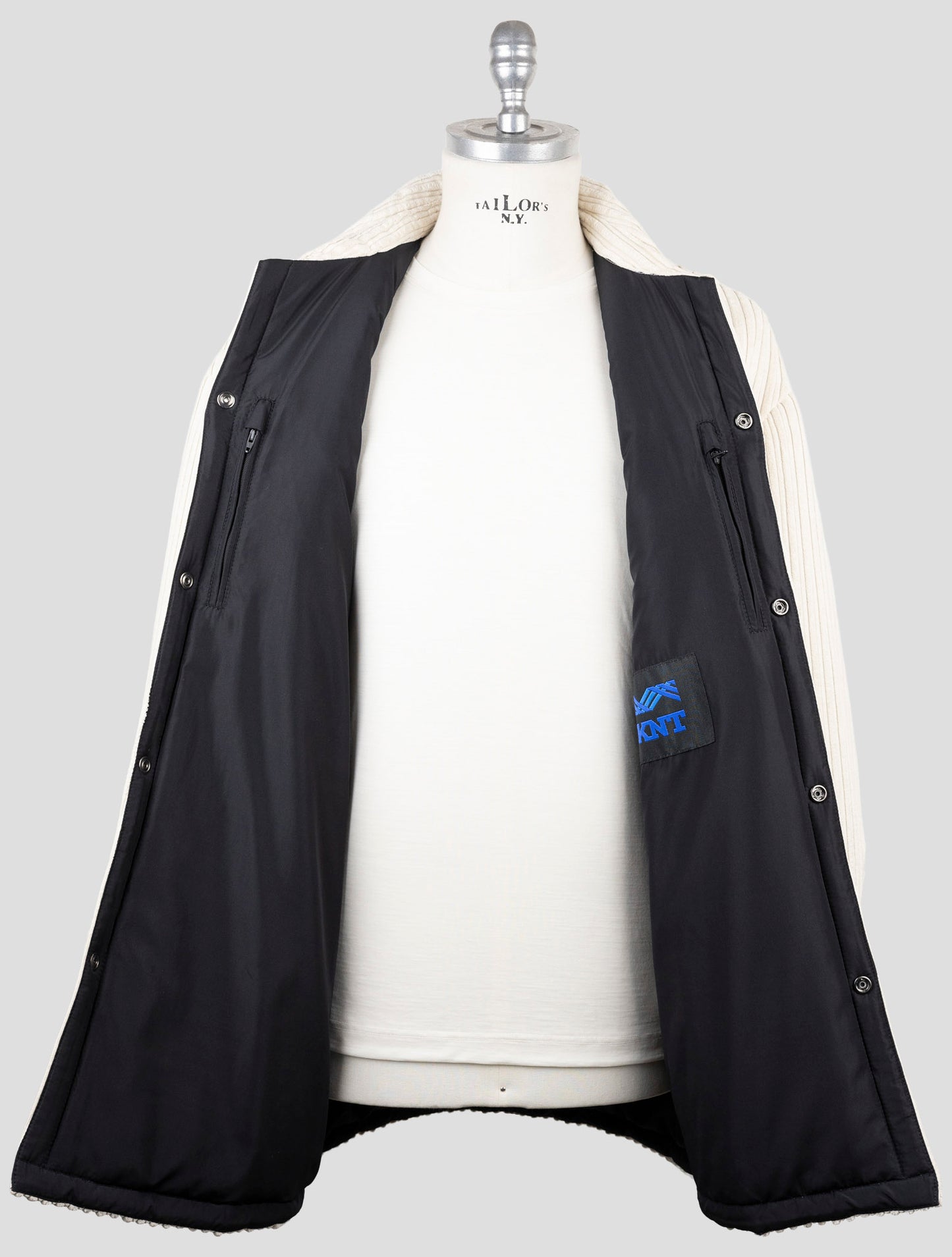 Kiton Knt Beige Pl Pa Velvet Coat