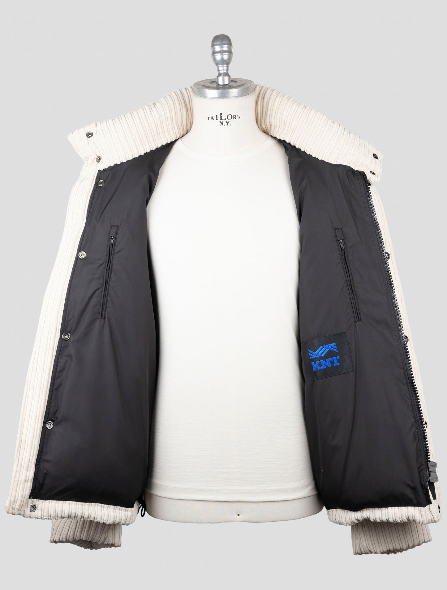 Kiton Knt White Pl Pa Velvet Coat