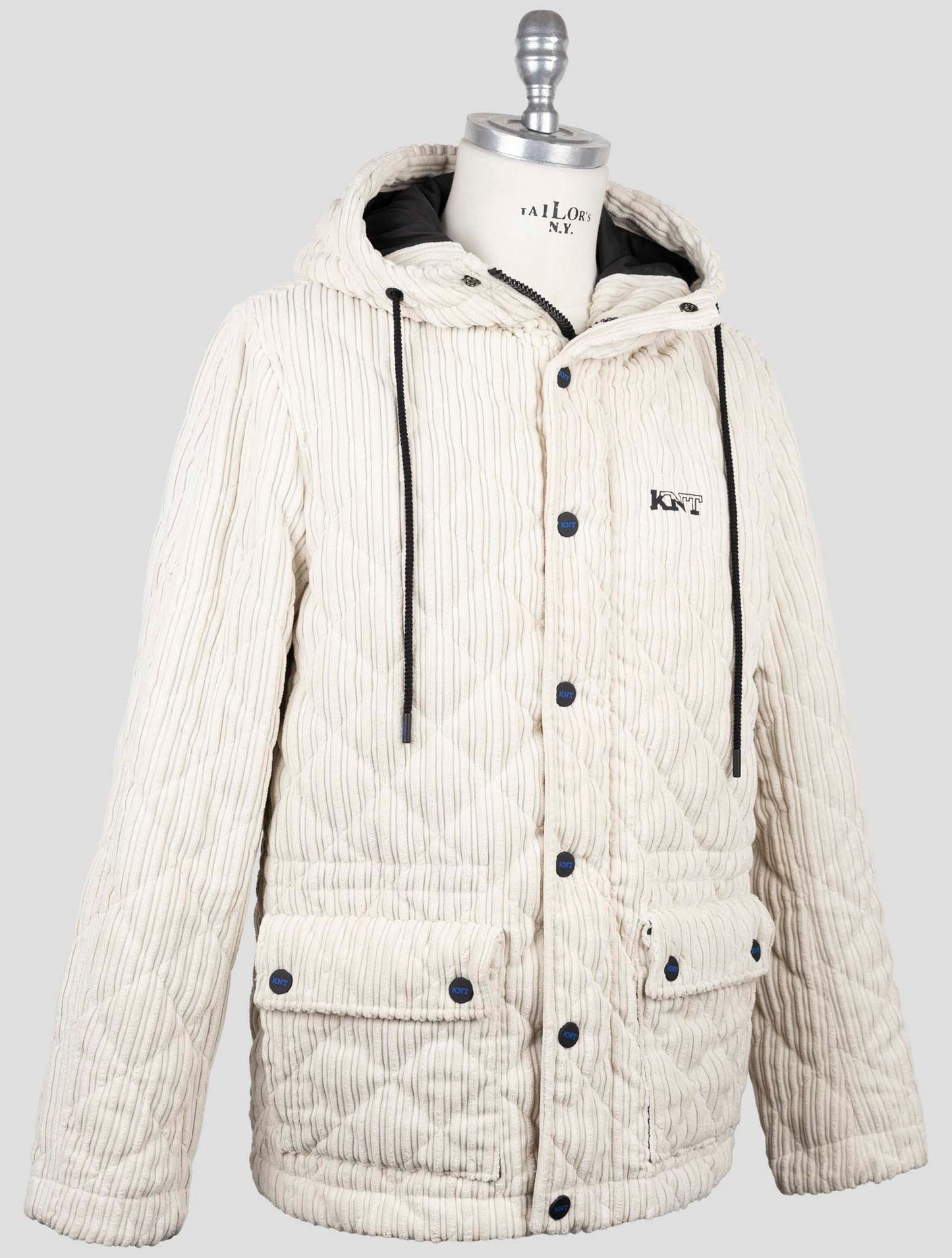 Kiton Knt White Pl Pa Velvet Coat