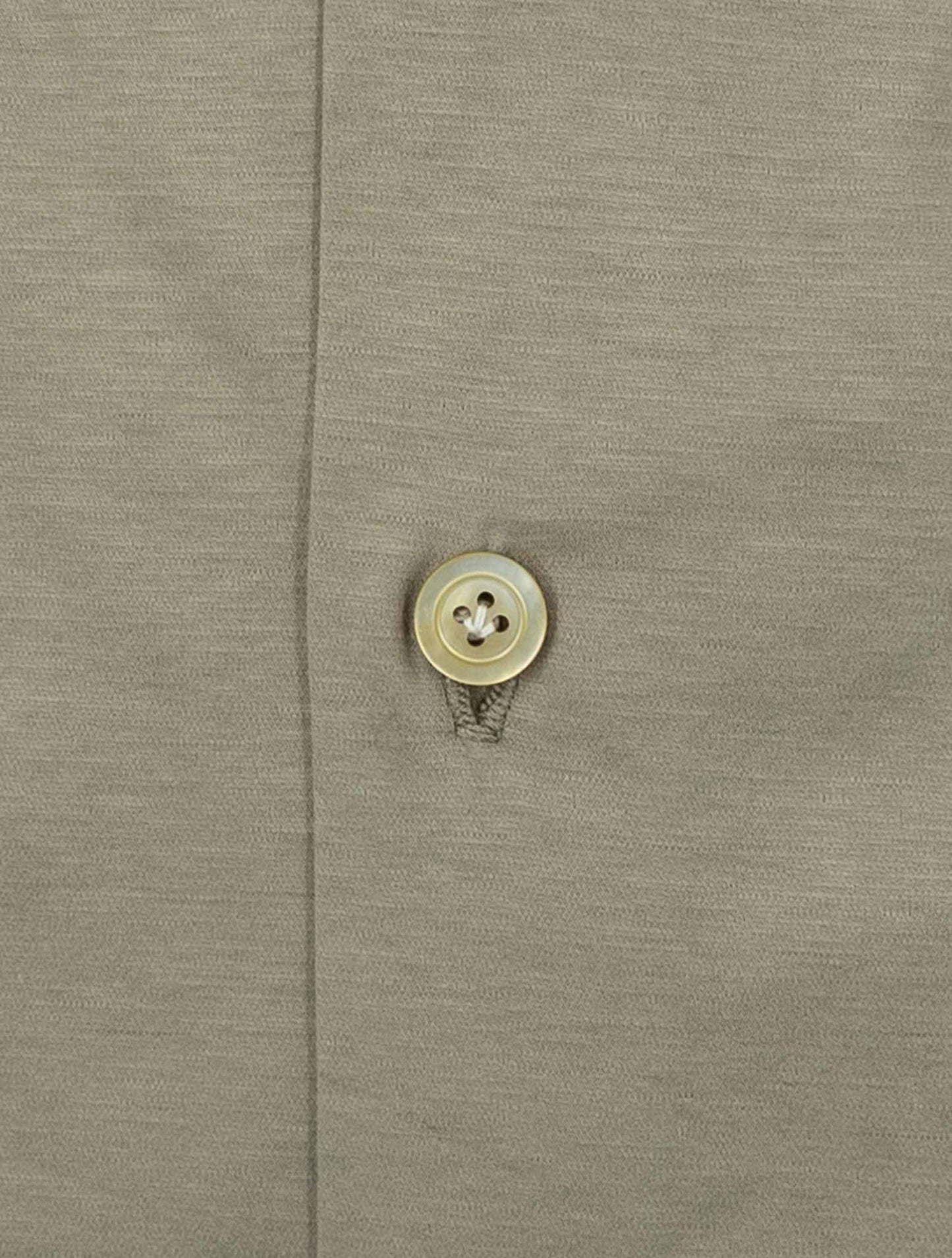 Kiton Brown Cotton Shirt